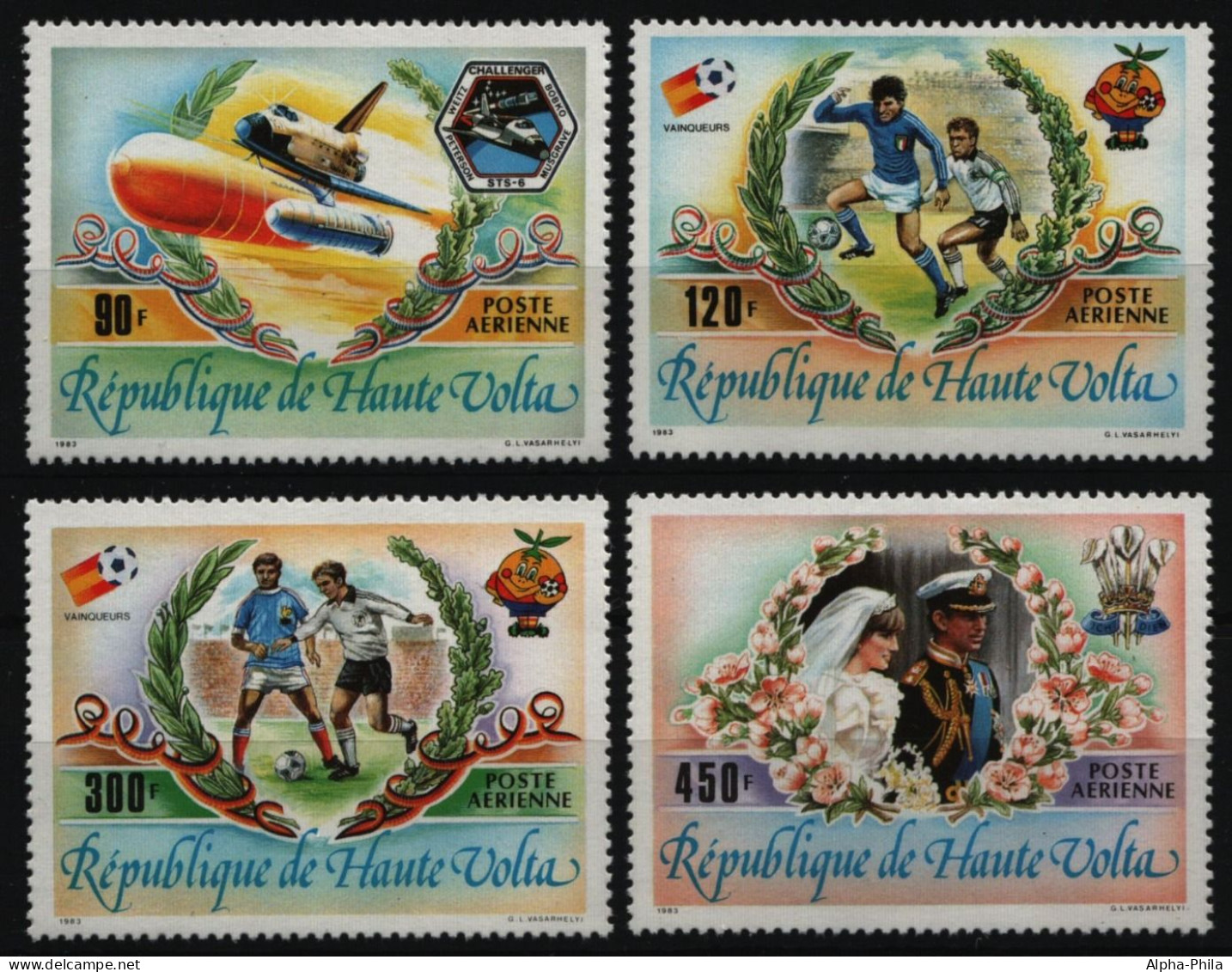 Obervolta 1983 - Mi-Nr. 899-902 ** - MNH - Ereignisse - Upper Volta (1958-1984)