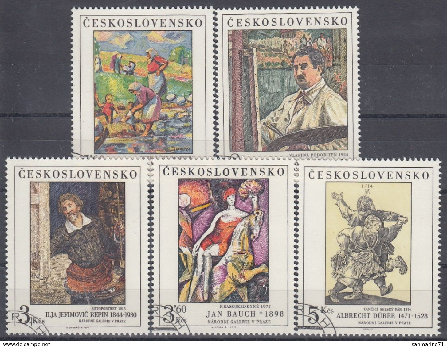 CZECHOSLOVAKIA 2534-2538,used - Moderni