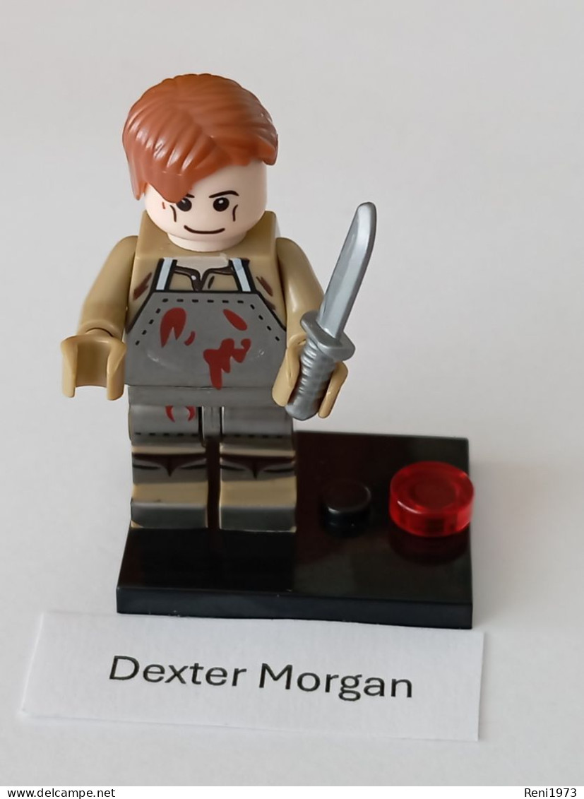 Horror Figur Dexter Morgan, Mini-Steckfigur, Lego-Komp. - Otros & Sin Clasificación