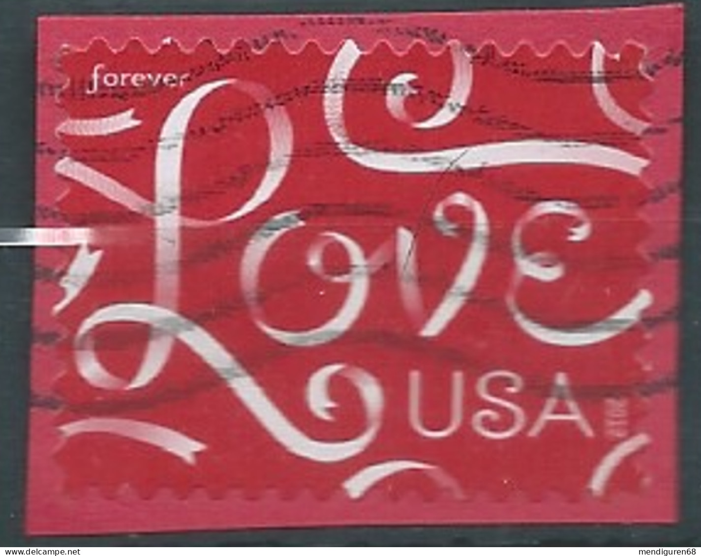 VERINIGTE STAATEN ETATS UNIS USA 2012 LOVE F USED ON PAPER SN 4626 MI 4814 YT 4462 SG 5229 - Gebraucht