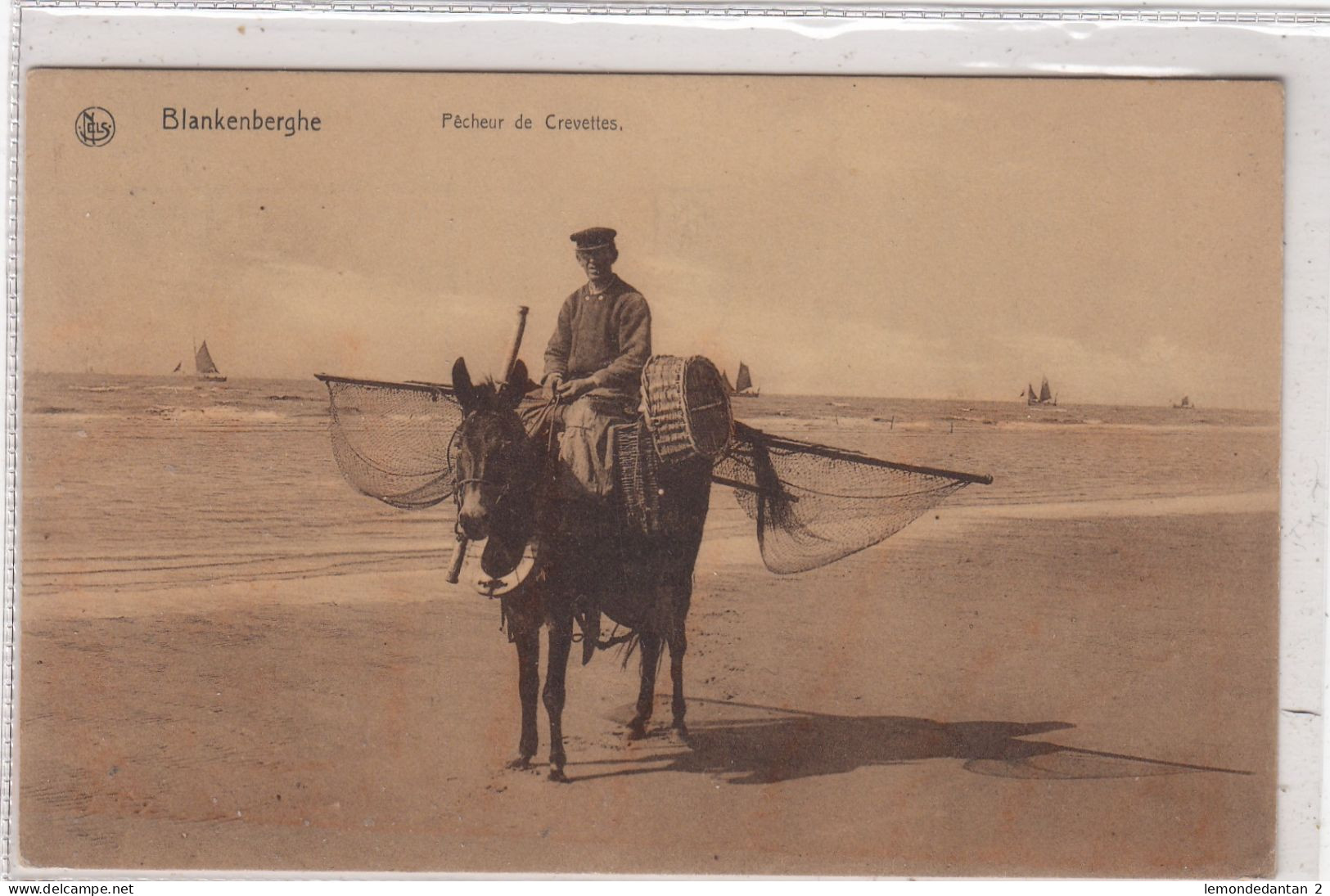 Blankenberghe. Pecheur De Crevettes. * - Blankenberge