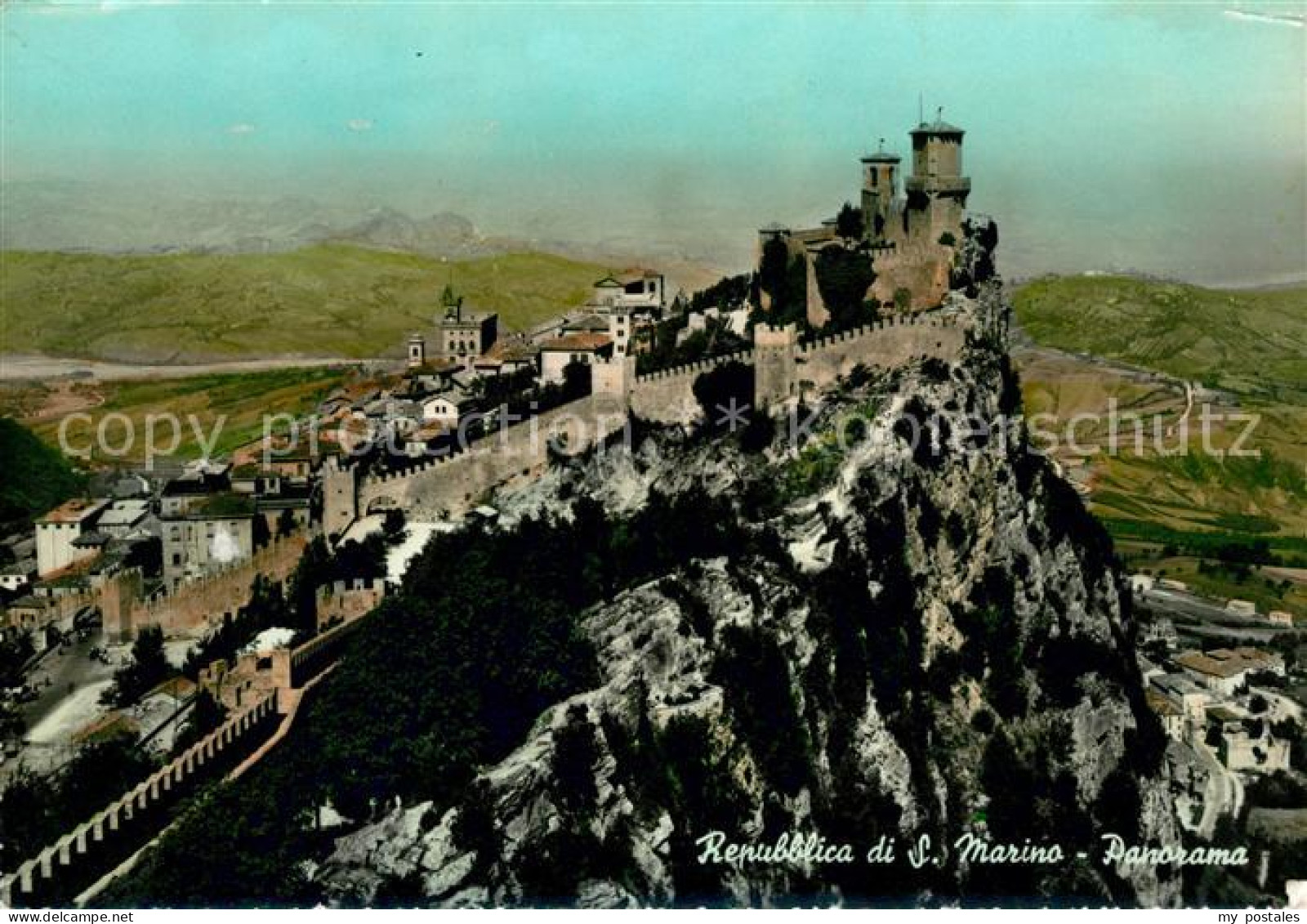 73079131 San Marino Repubblica Burg Panorama San Marino Repubblica - Saint-Marin