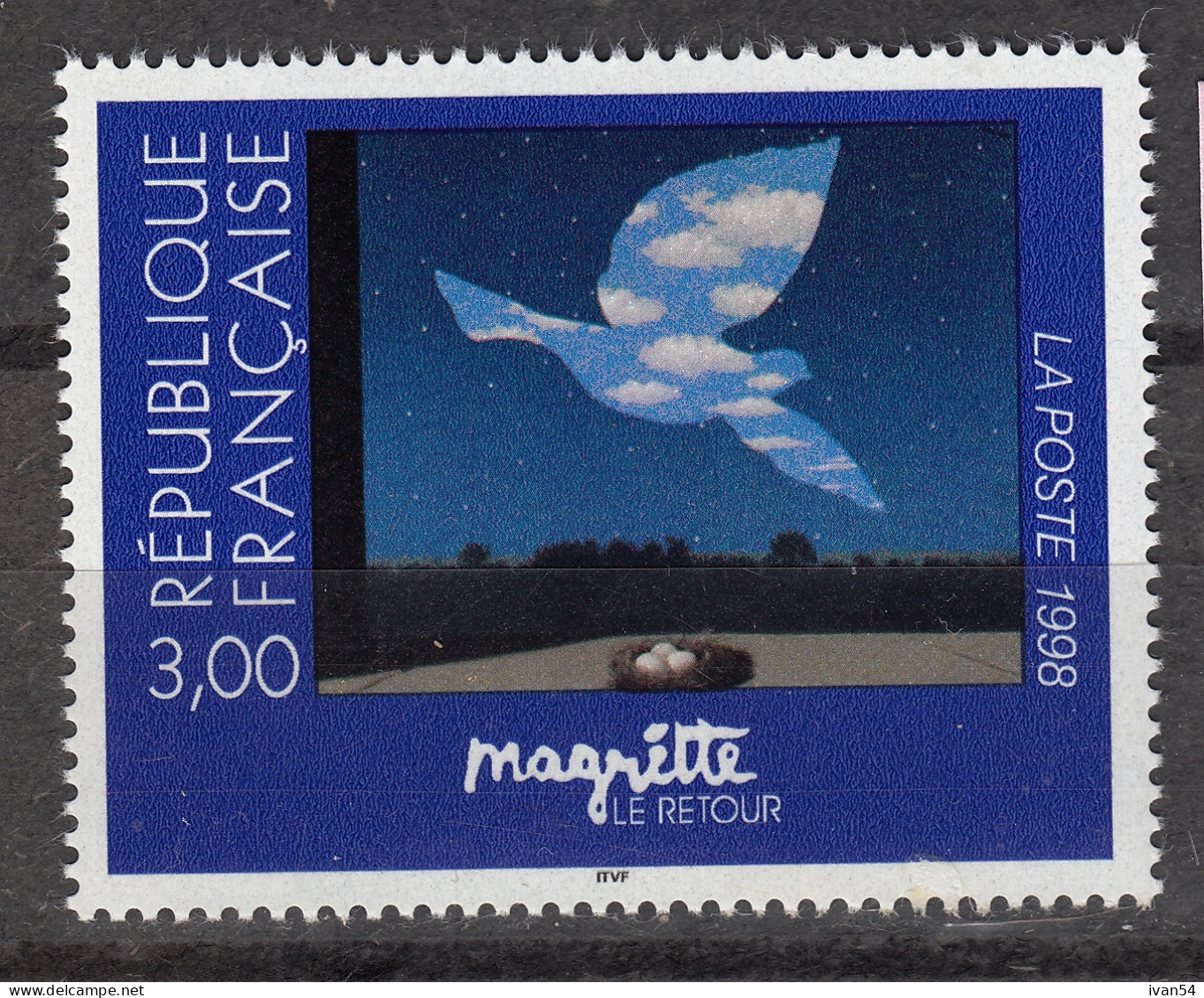 FRANCE 3145 ** MNH – (1998) – Magritte - Ongebruikt