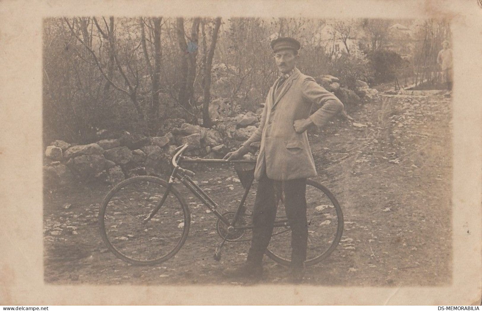 Cycling Real Photo Postcard Ca.1910 Bicycle Bike Velo Fahrrad - Cycling