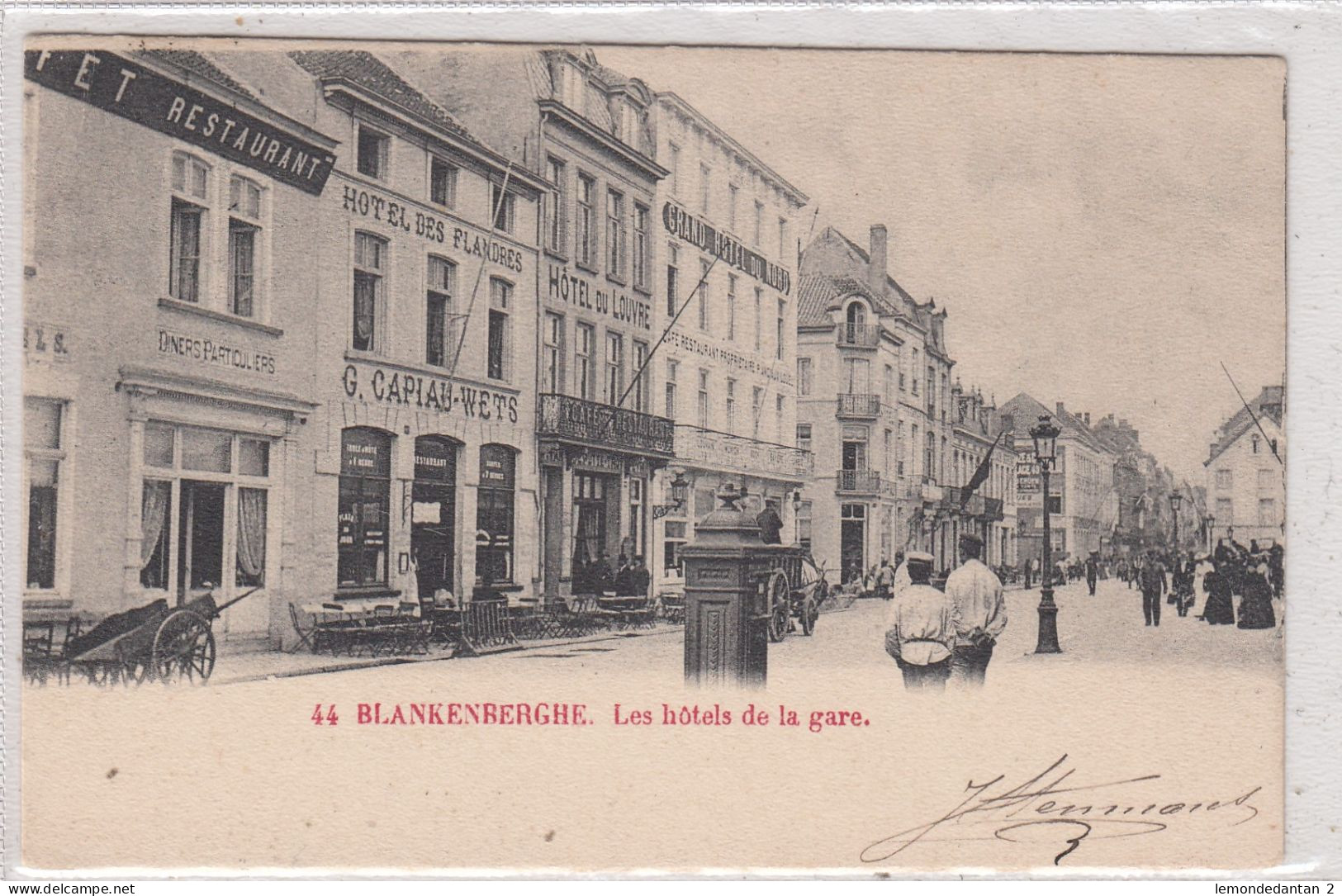 Blankenberghe. Les Hotels De La Gare. * - Heist