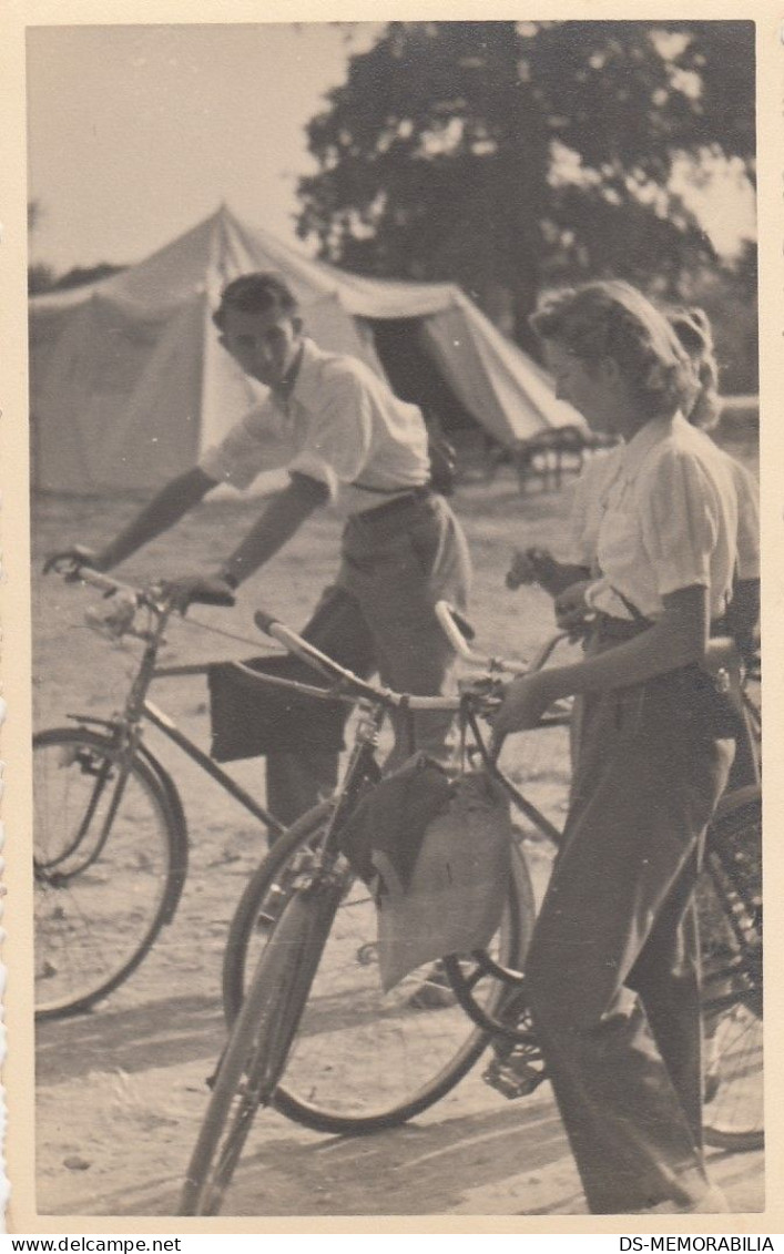 Cycling Real Photo Postcard Bicycle Bike Velo Fahrrad - Cycling