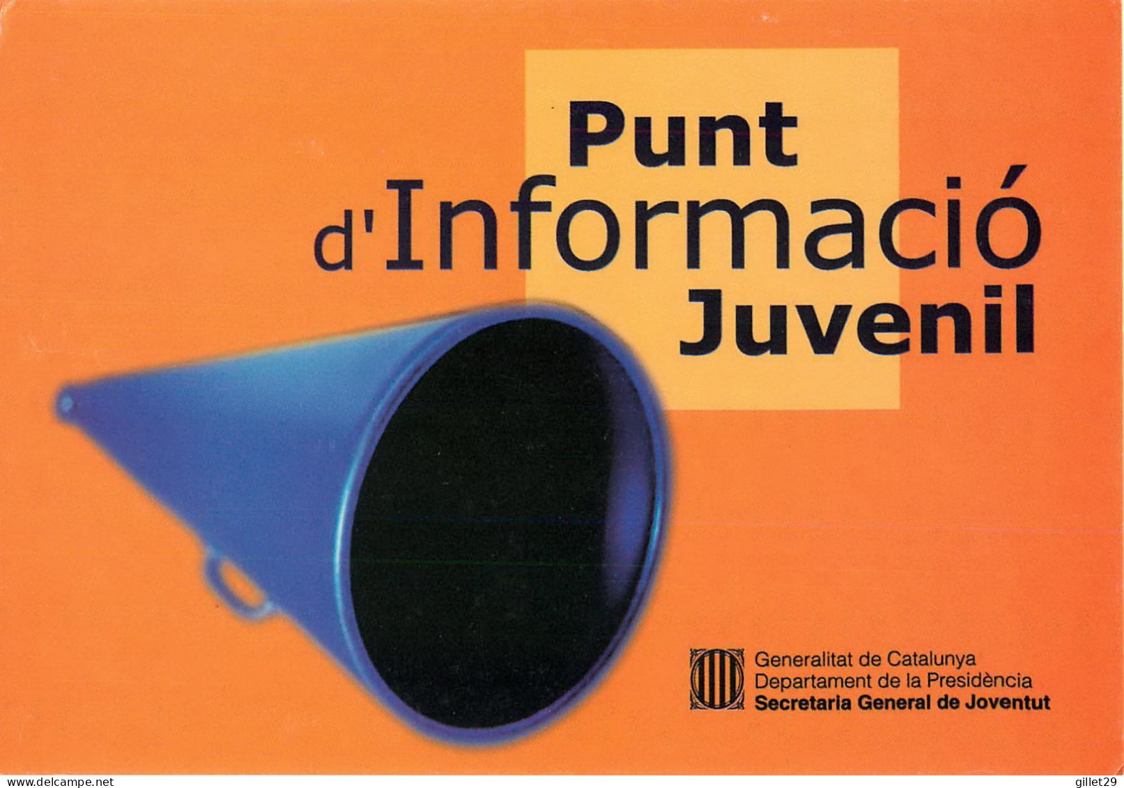 ADVERTISING, PUBLICITÉ - POINT D'INFORMATION JEUNESSE - BARCELONA - - Werbepostkarten