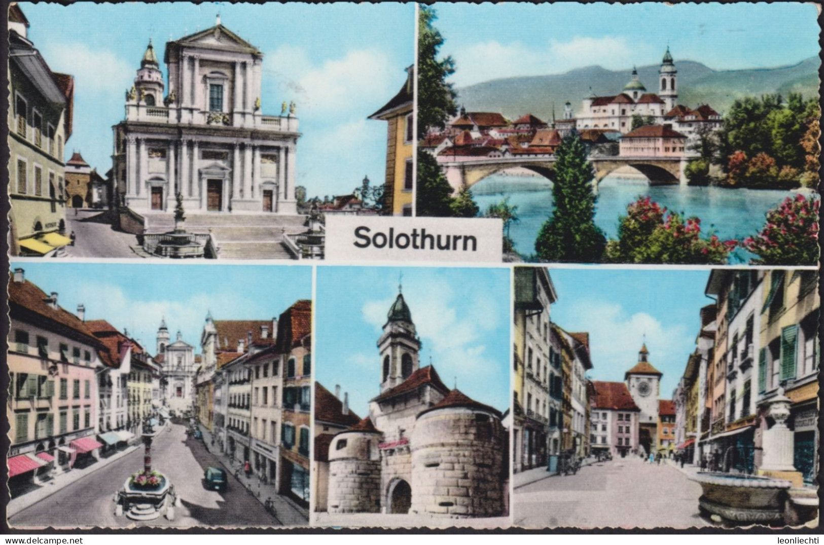 Solothurn Mehrbildkarte - Soleure