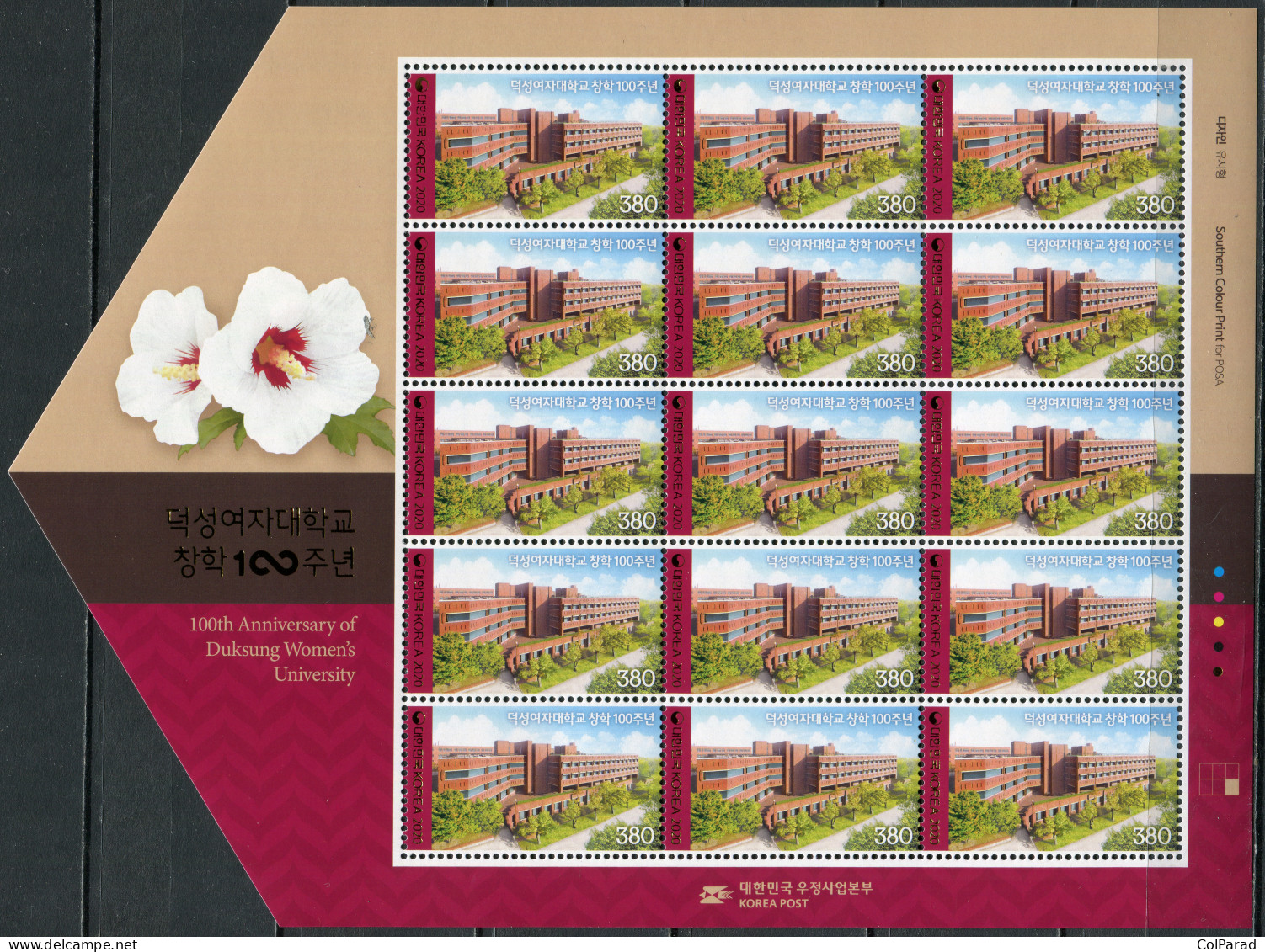 SOUTH KOREA - 2020 - M/S MNH ** - Centenary Of The Duksung Women's University - Korea, South