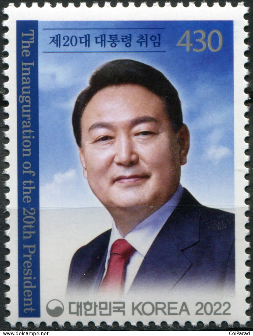 SOUTH KOREA - 2022 - STAMP MNH ** - Inauguration Of The 20th President - Korea, South