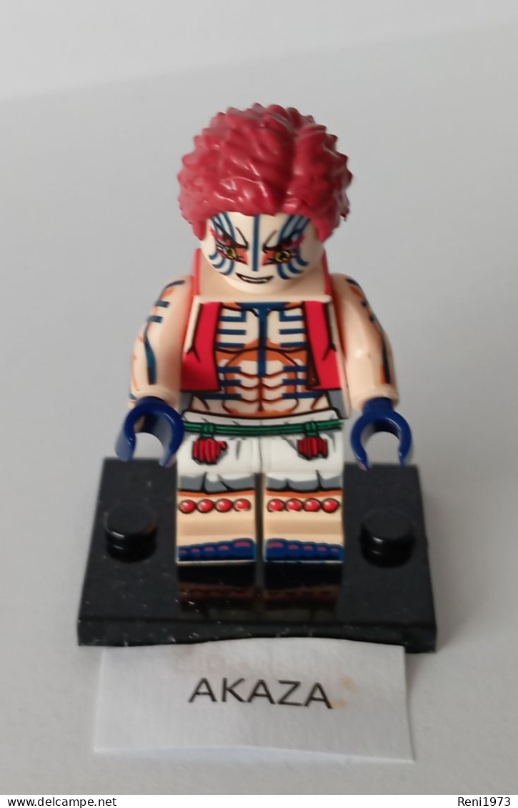Demon Slayer Akaza, Mini-Steckfigur, Lego-Komp. - Sonstige & Ohne Zuordnung