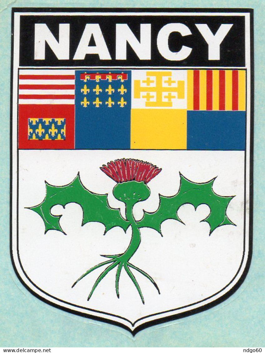 Autocollant De La Ville De Nancy ( Dim 6 X 8 Cm ) - Stickers