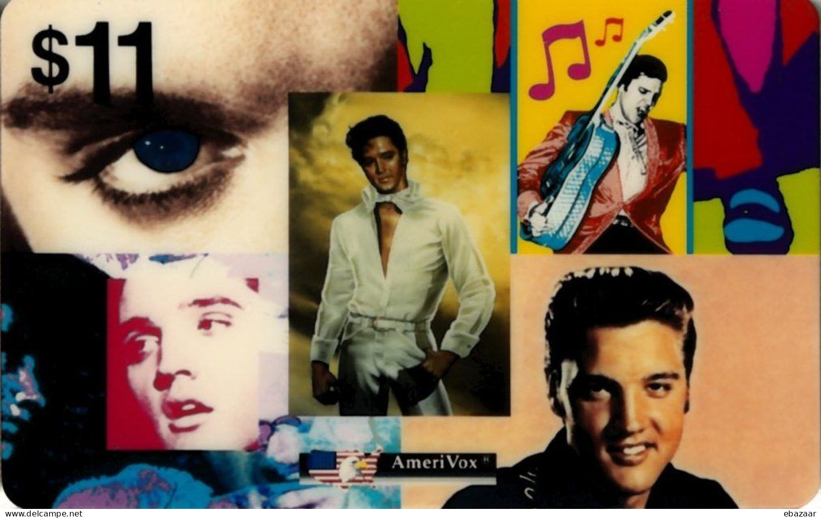 Elvis Presley AmeriVox 1994 USA Phonecard Unused + FREE GIFT - Characters