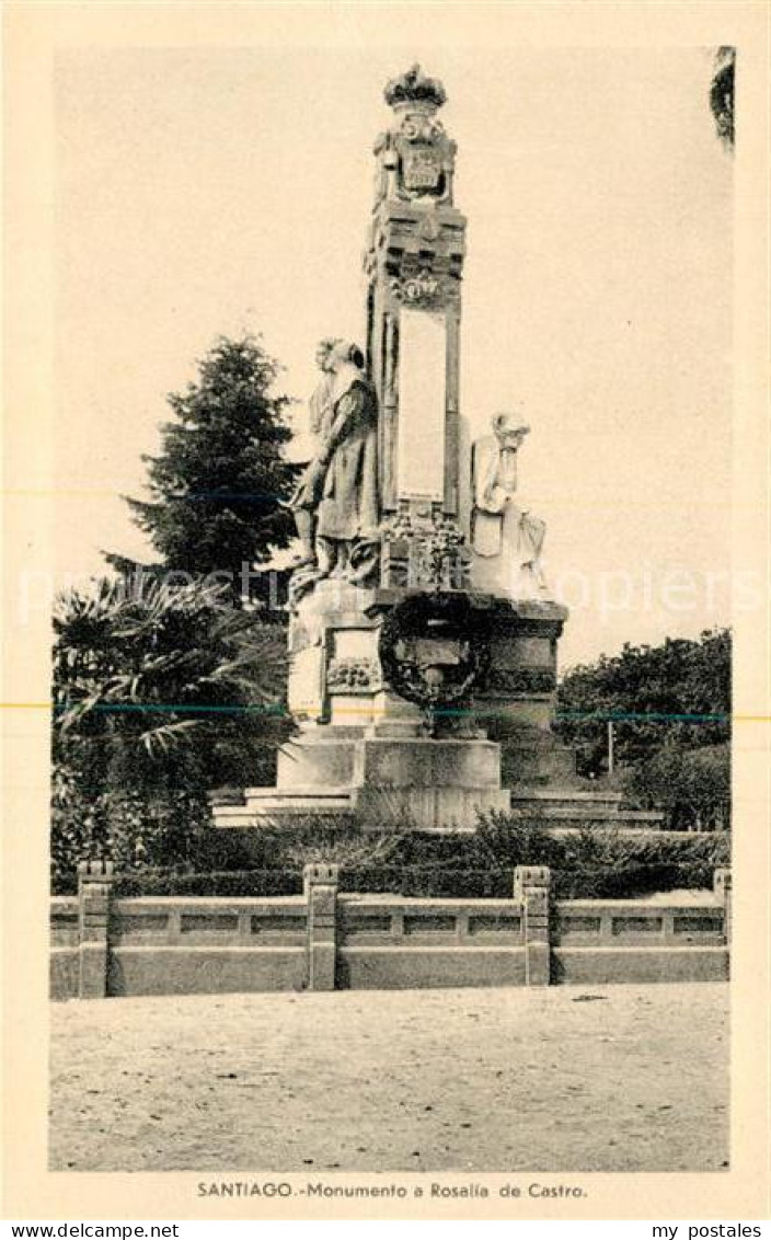 73072420 Santiago De Compostela Monumento A Rosalia De Castro Santiago De Compos - Cuba