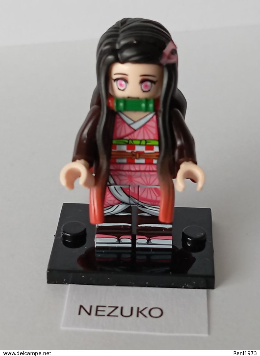 Demon Slayer Nezuko, Mini-Steckfigur, Lego-Komp. - Sonstige & Ohne Zuordnung