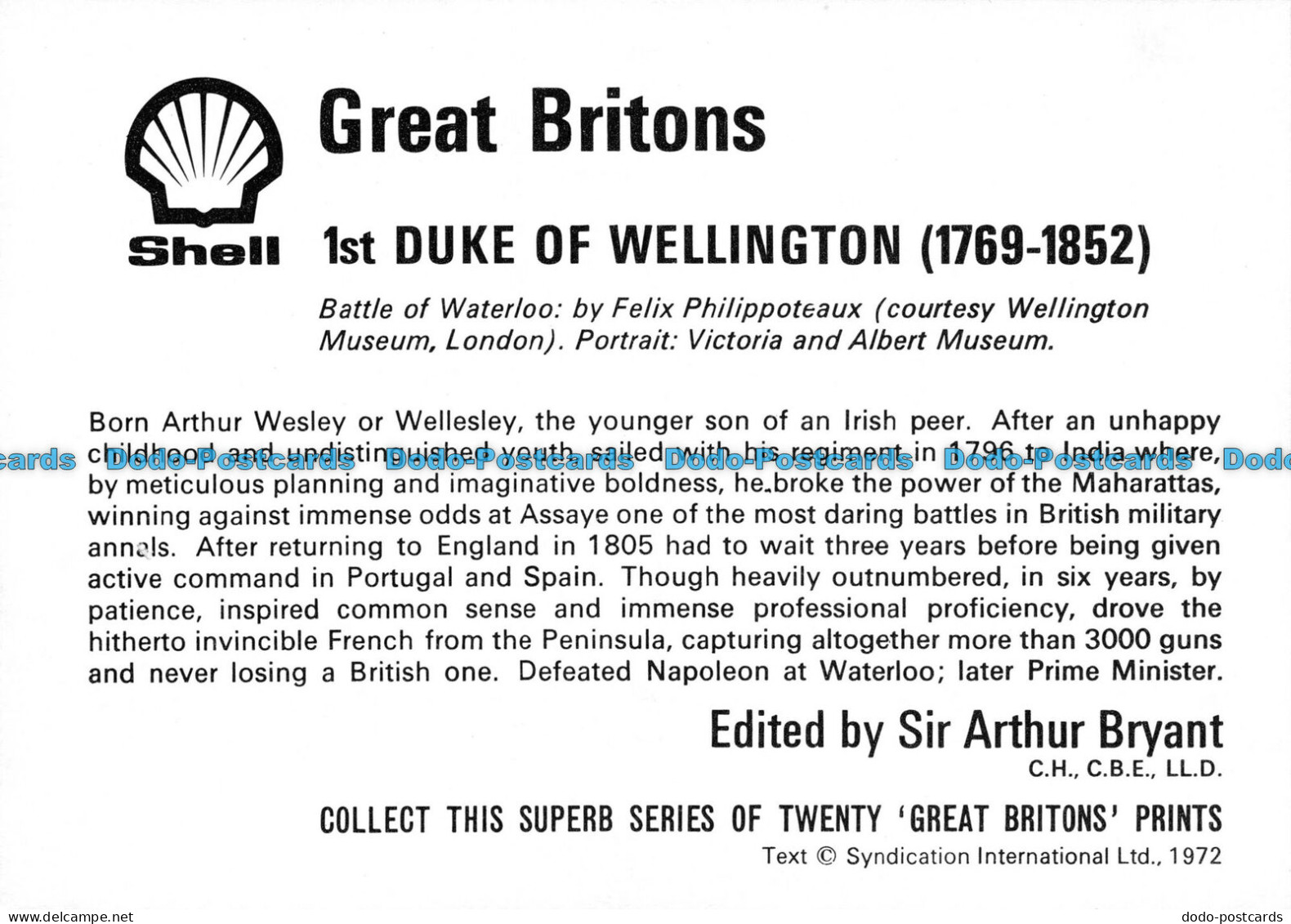 R064527 Great Britons 1st Duke Of Wellington - World
