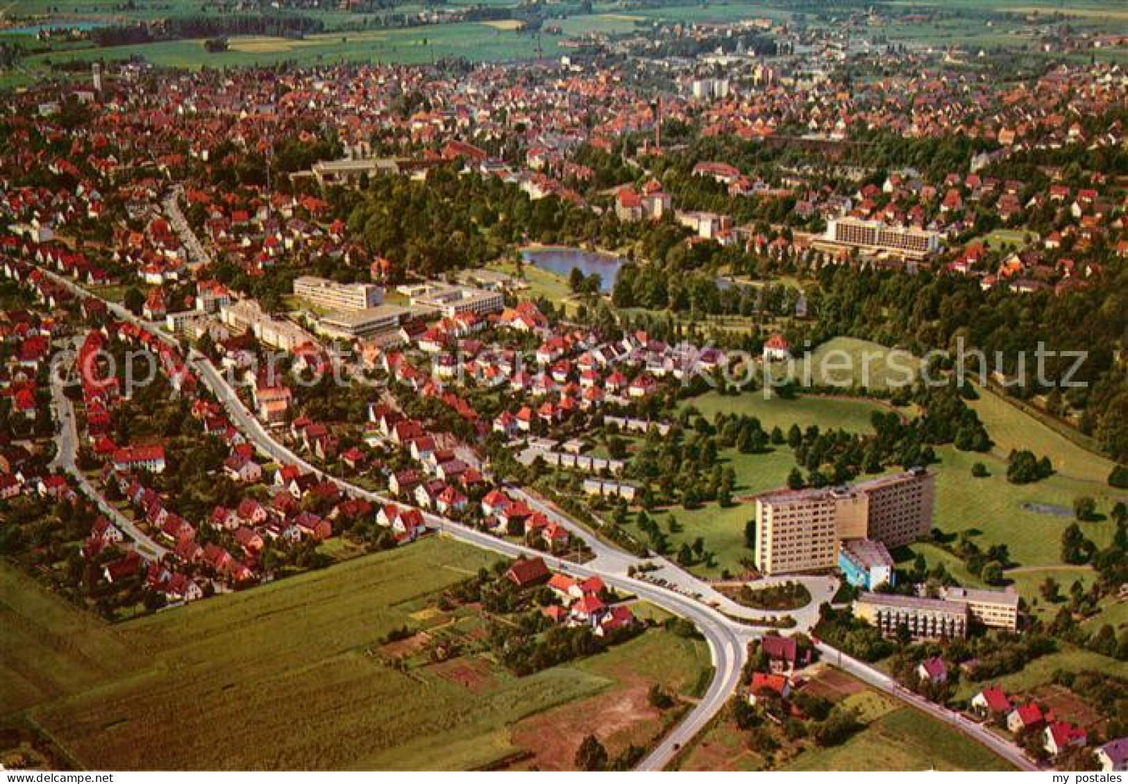 73071407 Bad Salzuflen Fliegeraufnahme Kurklinik Der LVA Lipperland Hotel Mariti - Bad Salzuflen