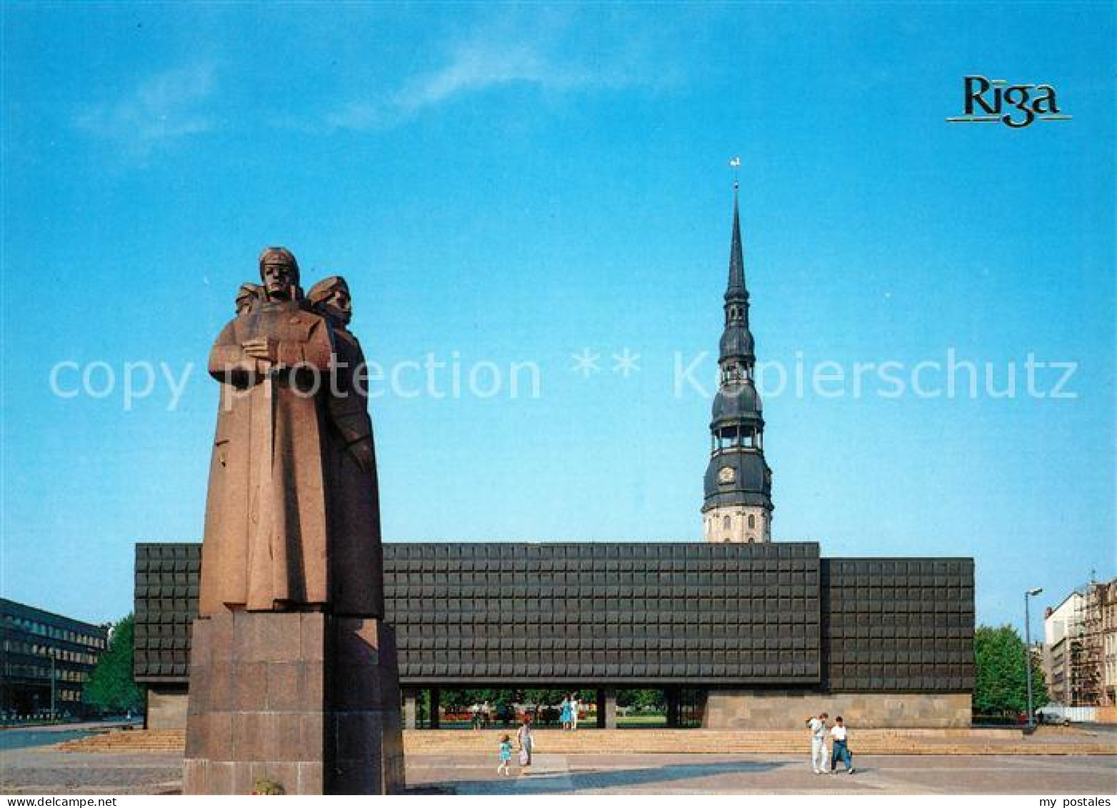 73070515 Riga Lettland Statue And Museum To The Latvian Red Riflemen Riga Lettla - Letland