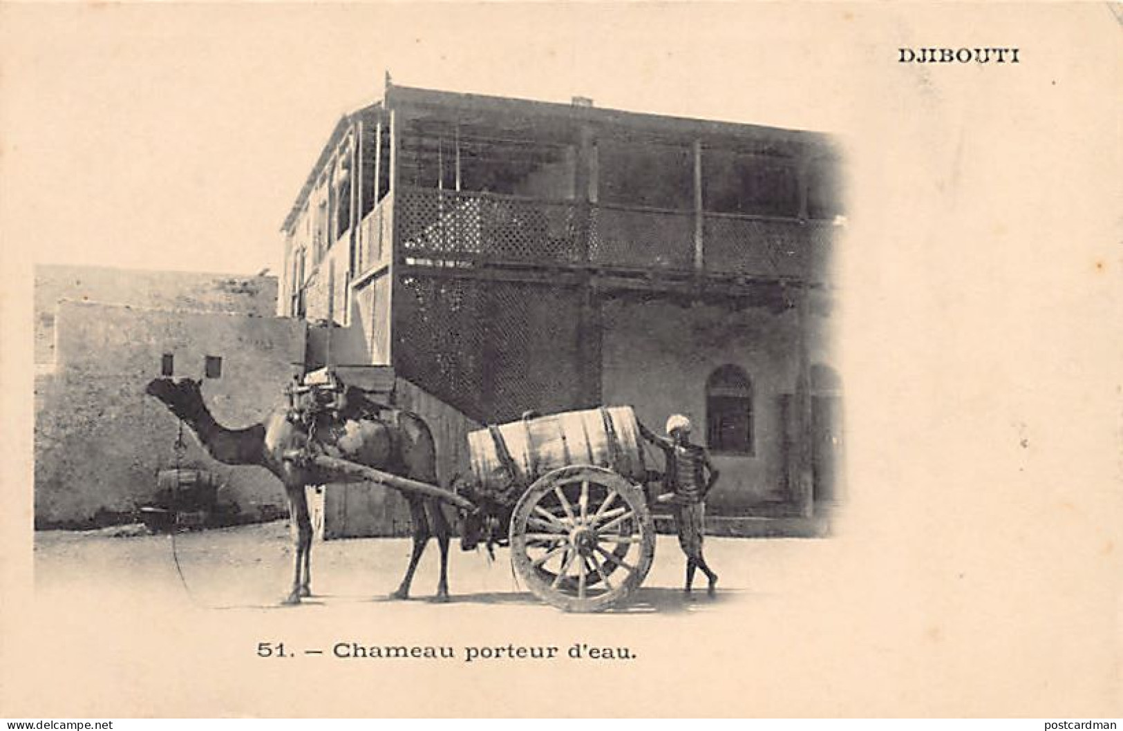 DJIBOUTI - Chameau Porteur D'eau - Ed. Inconnu 51 - Dschibuti