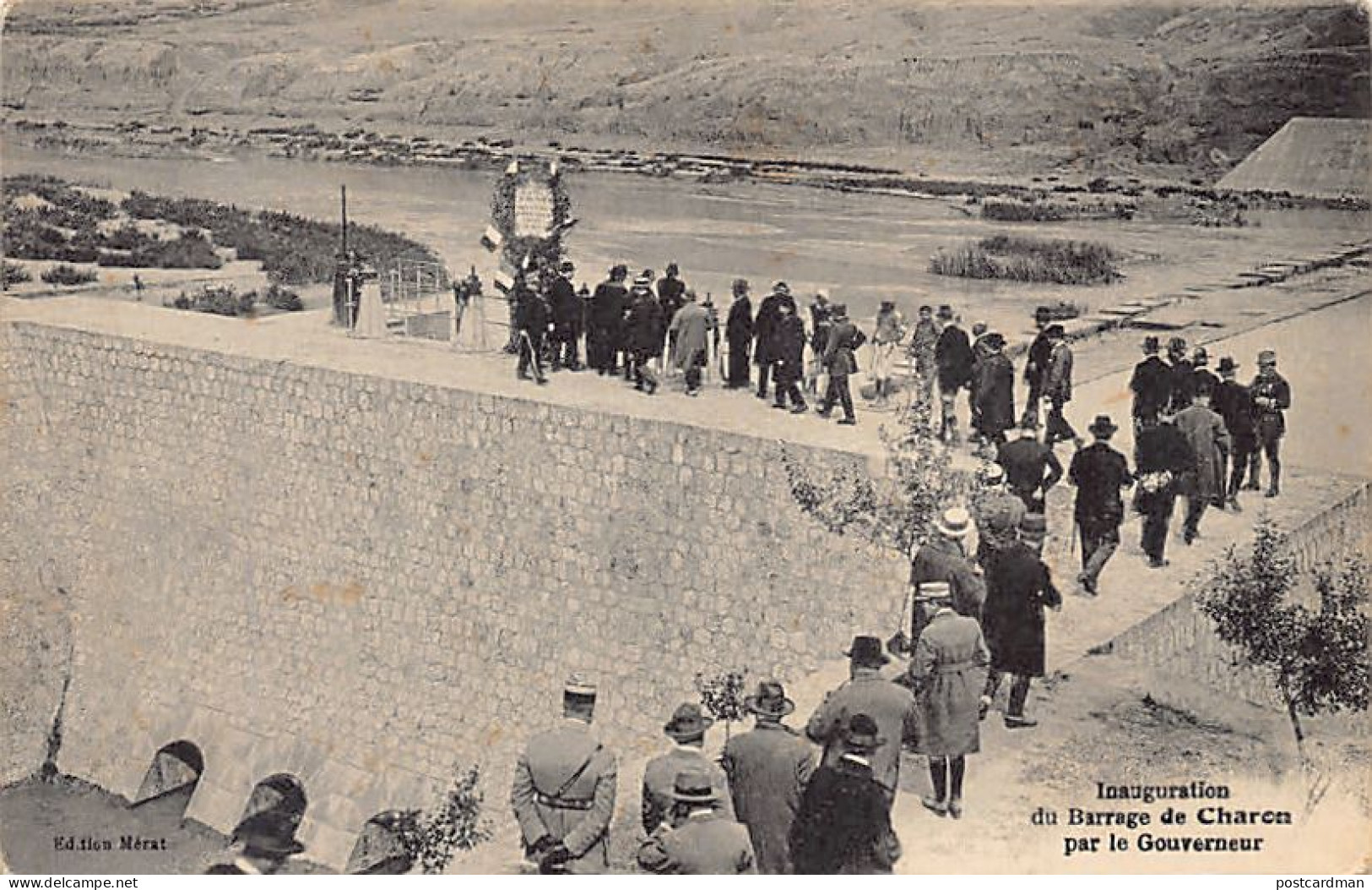 CHARON Boukadir - Inauguration Du Barrage Par Le Gouverneur - Sonstige & Ohne Zuordnung