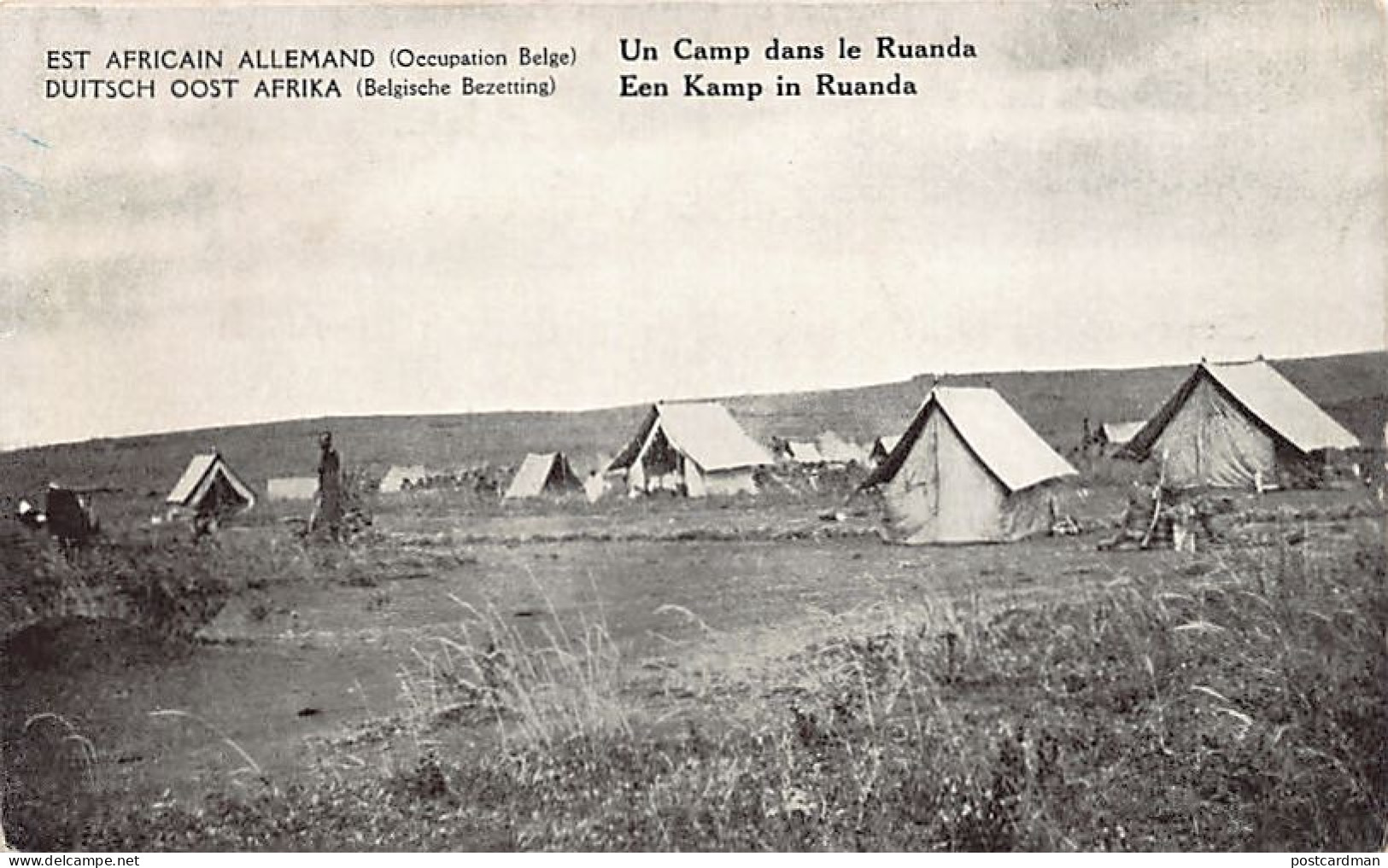 East African Campaign (World War I) - A Camp In Ruanda (Rwanda) - Publ. Unknown  - Ruanda
