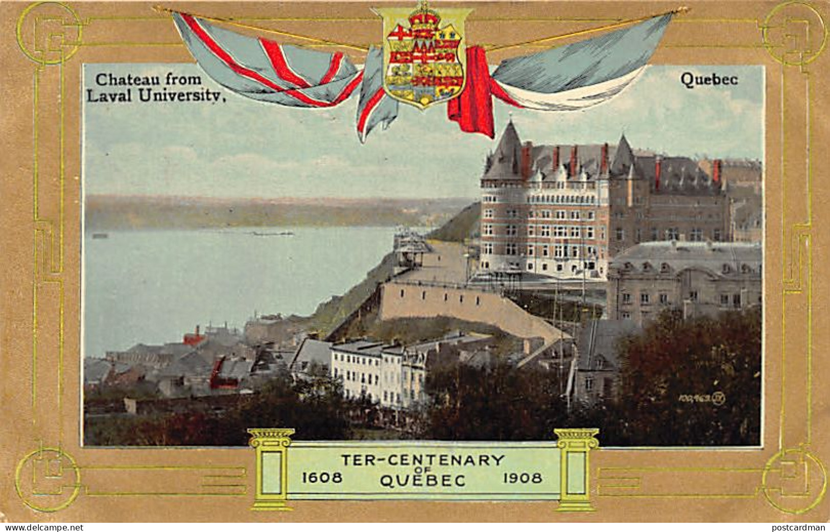 Canada - Ter-Centenary Of Quebec 1908 - Chateau From Laval University - Other & Unclassified