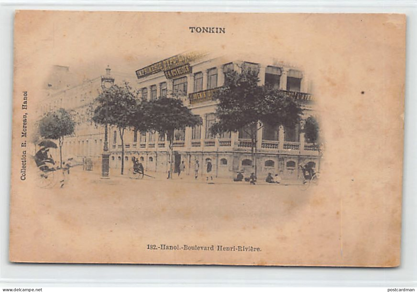 Vietnam - HANOI - Boulevard Henri Rivière, Imprimerie F.-H. Schneider - Ed. R. Moreau 182 - Vietnam