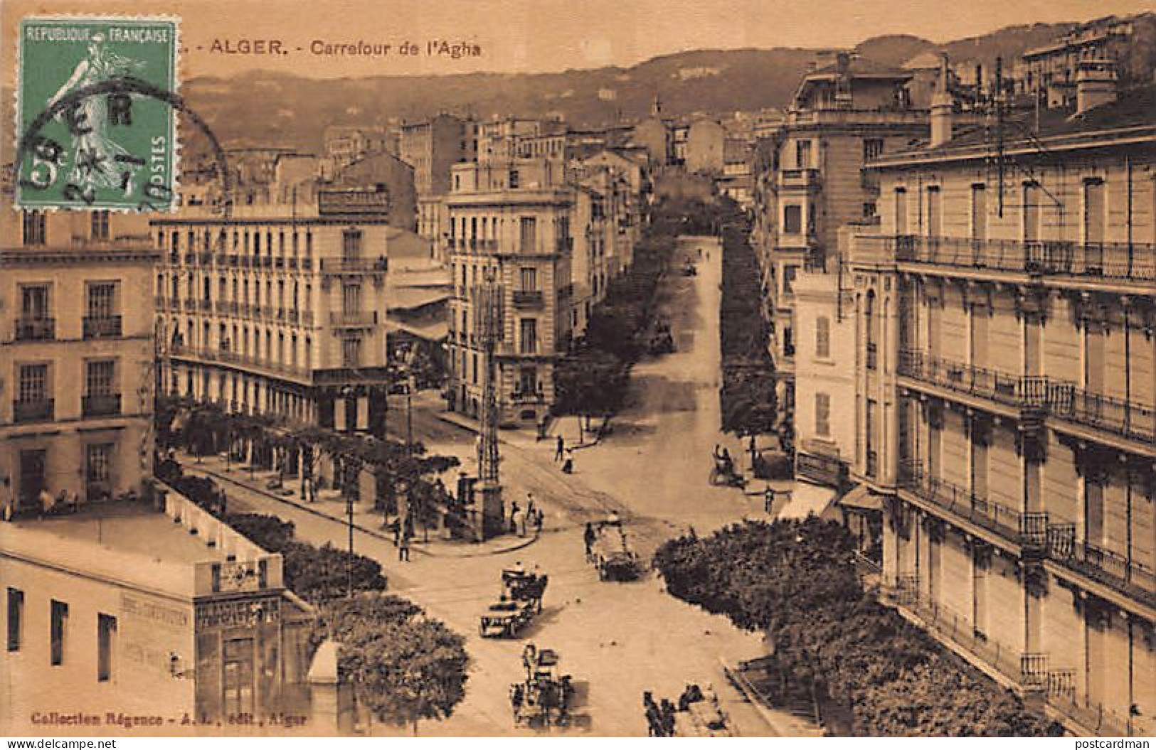  ALGER - Carrefour De L'Agha - Alger