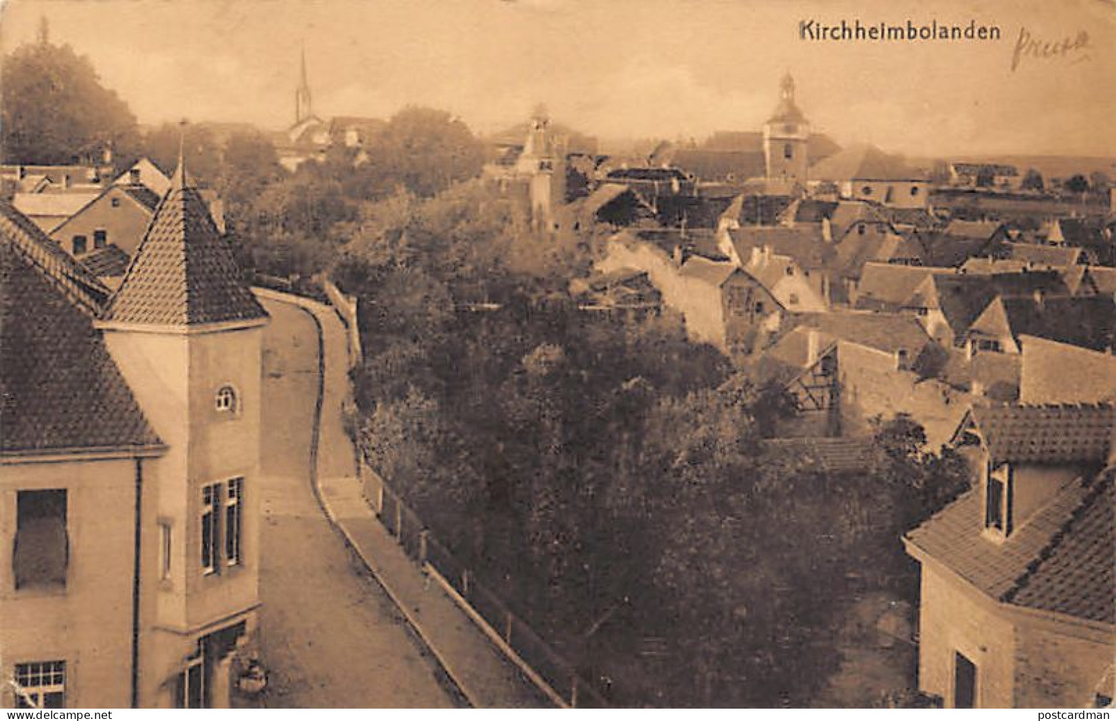 Kirchheimbolanden (RP) Totalansicht, Verlag W. Gotthold, Buchhdlg., Kirchheimbolanden - Kirchheimbolanden
