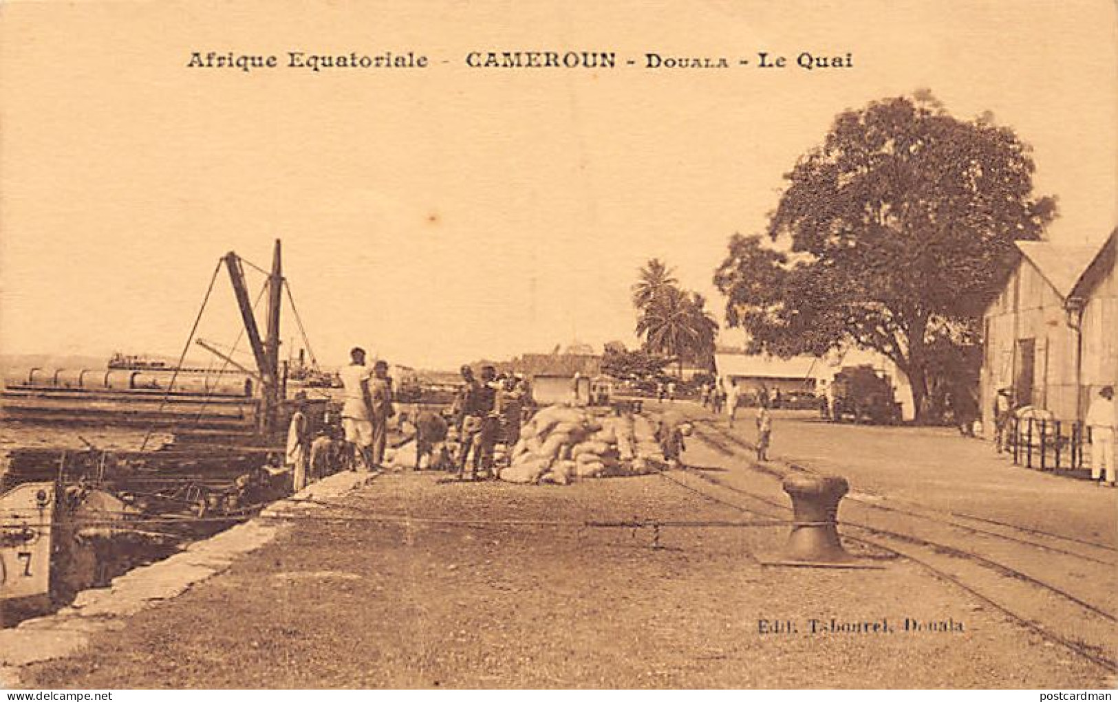 Cameroun - DOUALA - Le Quai - Ed. Ets. Tabourel  - Kameroen