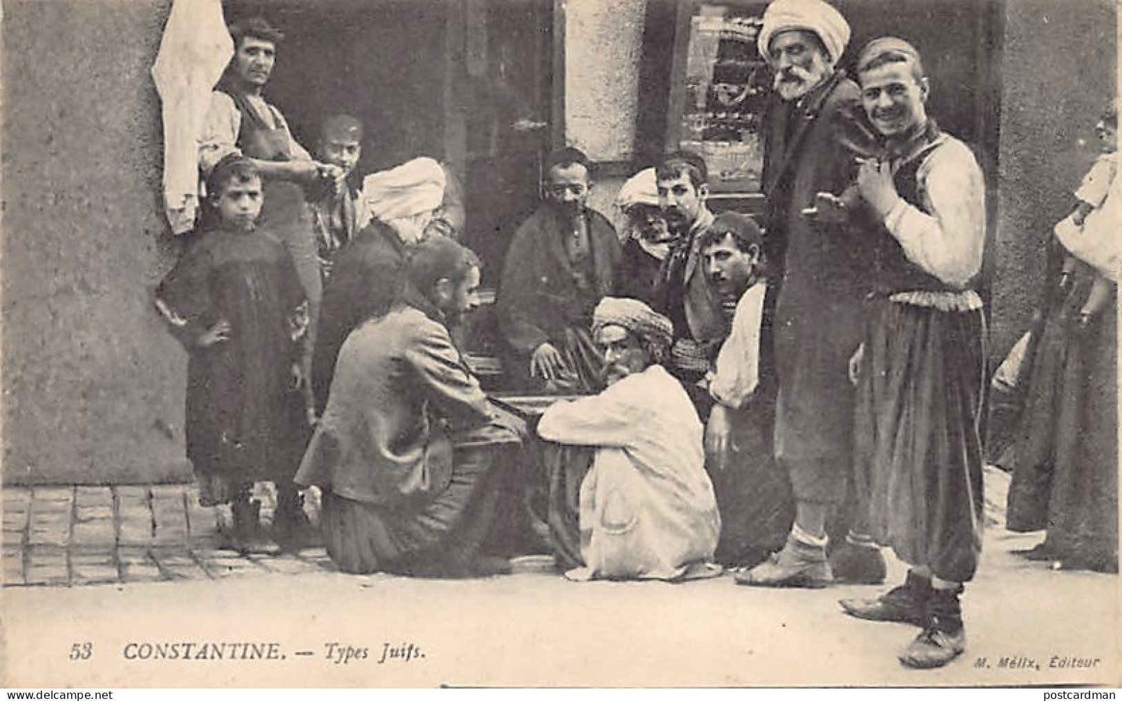 Judaica - Algérie - CONSTANTINE - Types Juifs - Ed. M. Mélix 53 - Judaika