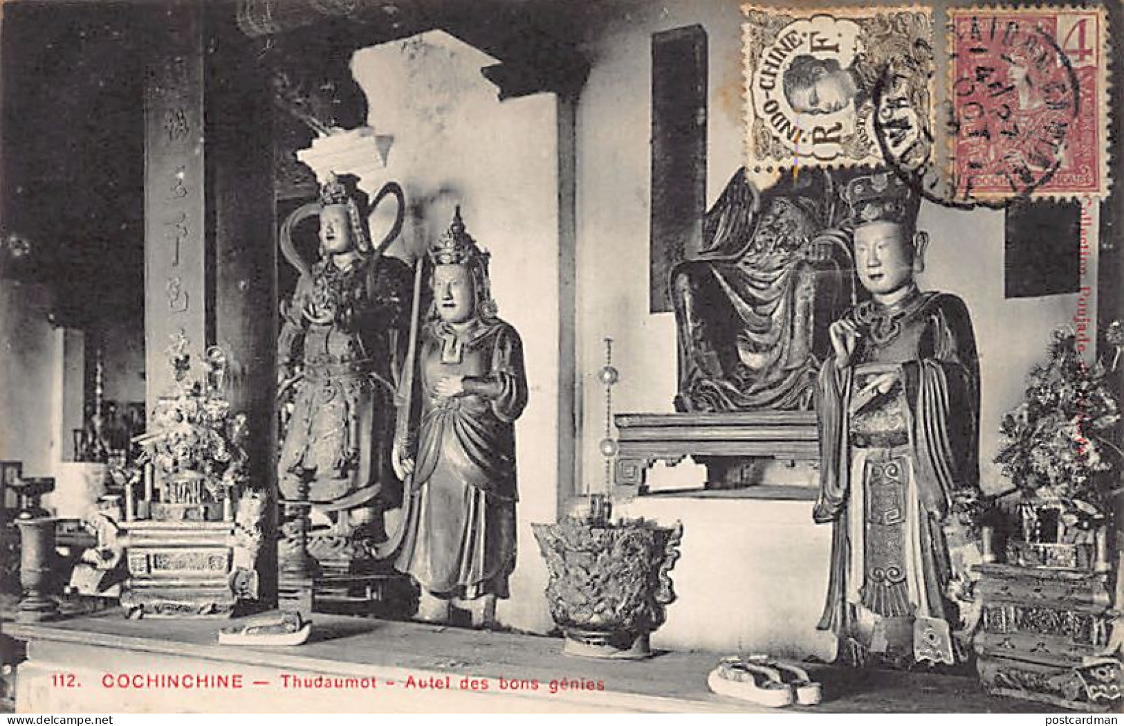 Viet-Nam - THUDAUMOT - Autel Bouddhique Des Bons Génies - Ed. Poujade De Ladevèze 112 - Vietnam