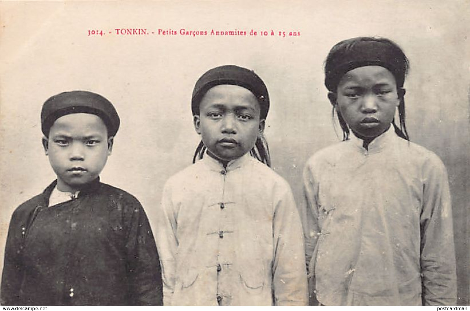 Viet Nam - TONKIN - Petits Garçons Annamites De 10 à 15 Ans - Ed. Imprimeries Ré - Vietnam