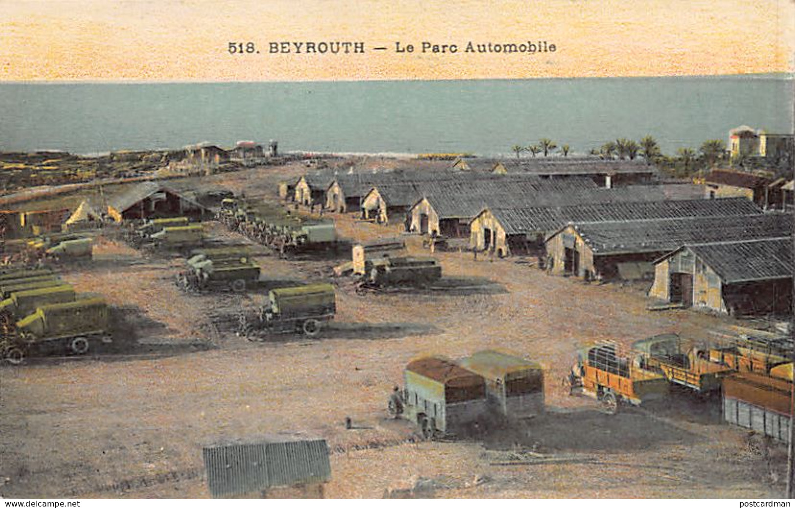 Liban - BEYROUTH - Le Parc Automobile - Ed. M. L. Amalberti 519 - Liban