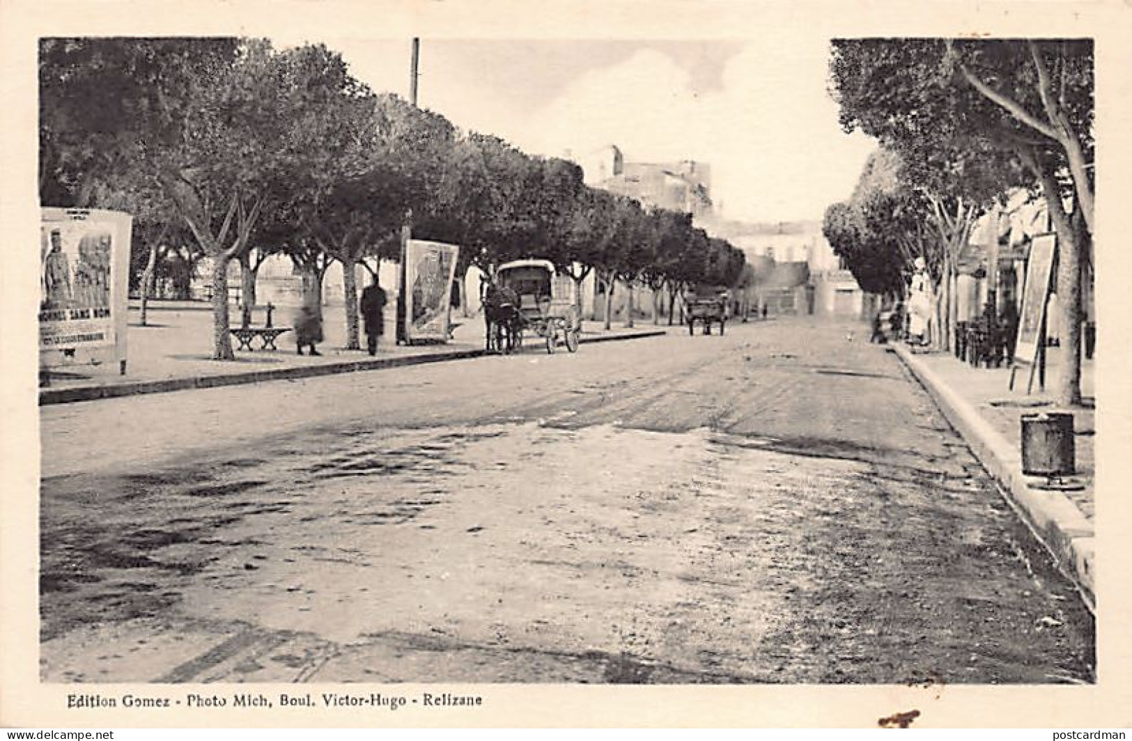 Algérie - RELIZANE - Boulevard Victor Hugo - Ed. Gomez 5 - Sonstige & Ohne Zuordnung