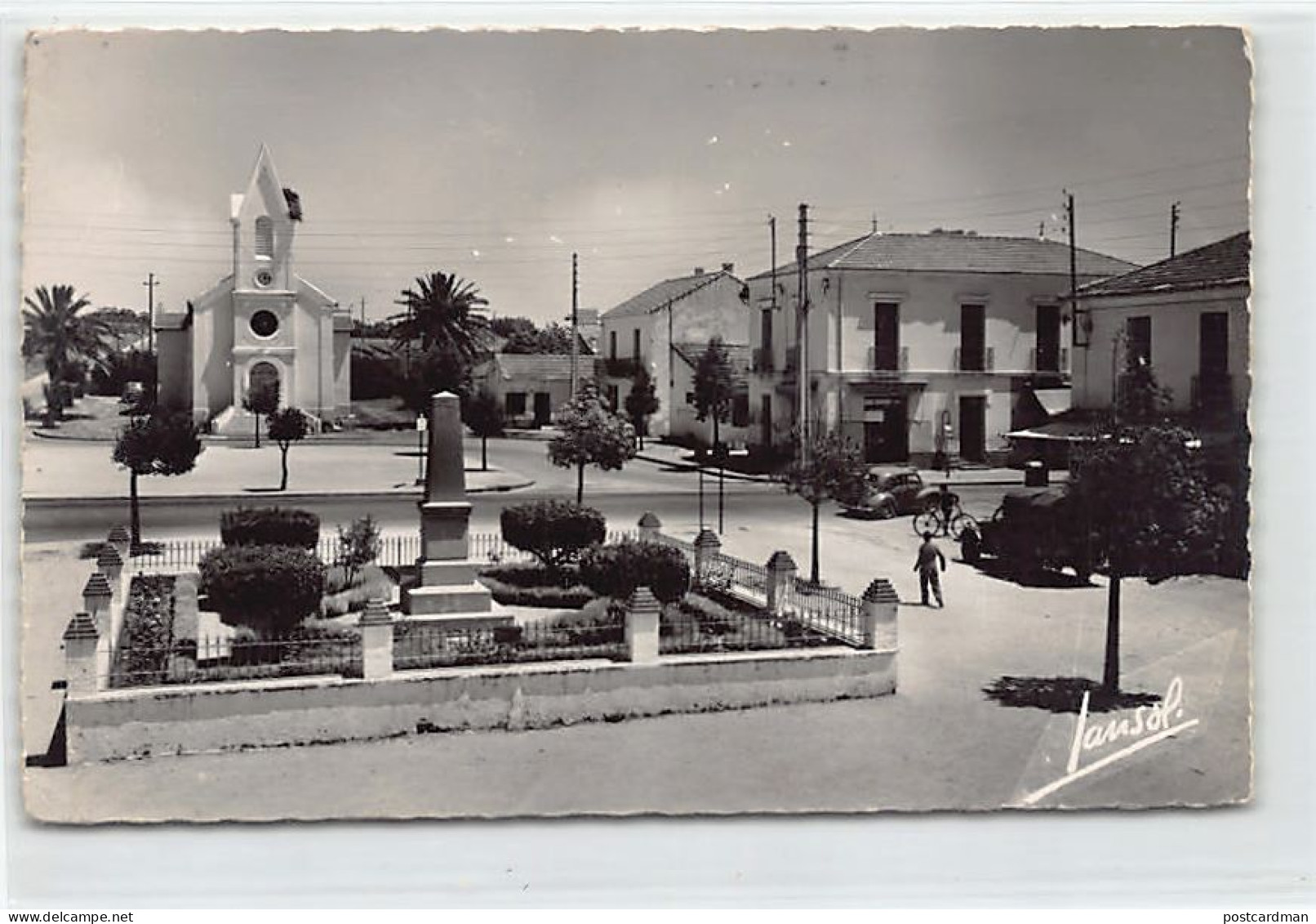 Algérie - CAP MATIFOU Bordj El Bahri - Le Monuments Aux Morts Et L'église - Ed. Jansol 1 - Sonstige & Ohne Zuordnung