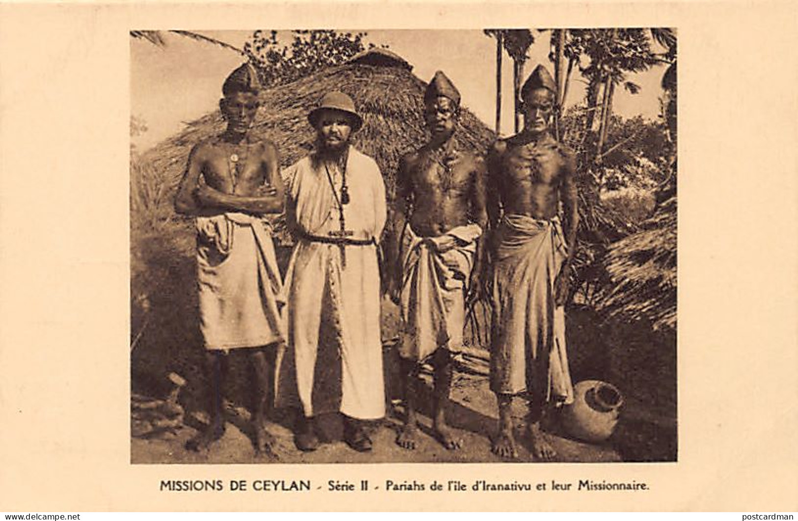 Sri-Lanka - Missions Of Ceylon - Pariahs From The Island Of Iranativu And Their Missionaries - Publ. Missionnaires Oblat - Sri Lanka (Ceylon)