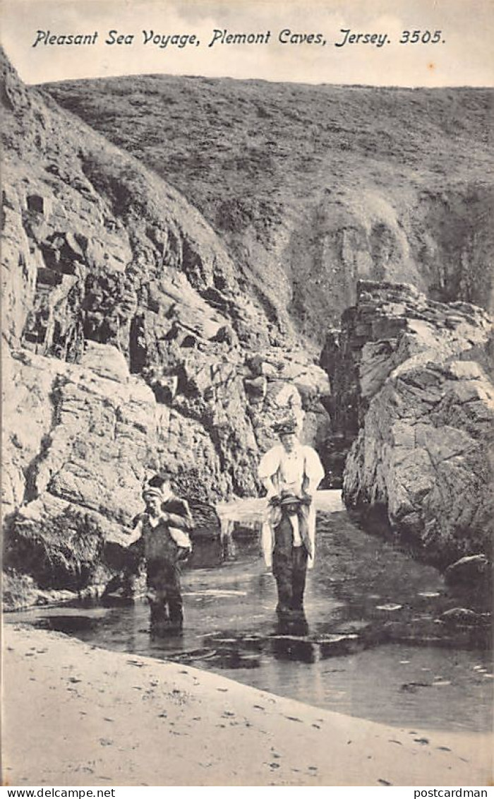 Jersey - Pleasant Sea Voyage, Plemont Caves - Publ. Unknown 3505 - Autres & Non Classés
