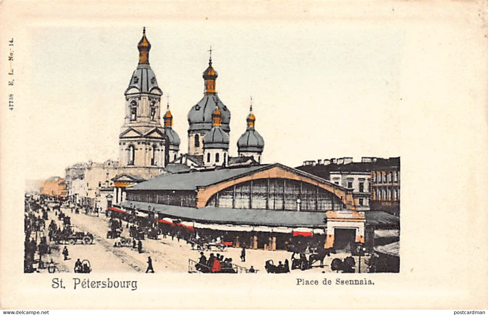 Russia - SAINT PETERSBURG - Saviour Church On Sennaya Square - Publ. E. L. 14 - Rusia