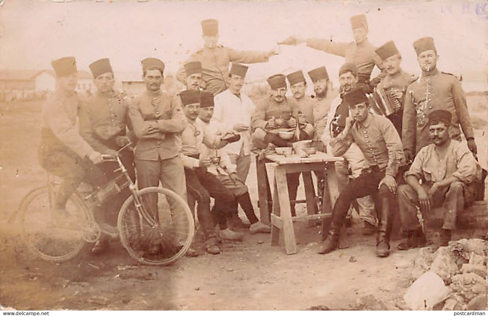 Maroc - CASABLANCA - Groupe De Chasseurs D'Afrique - CARTE PHOTO Année 1912 - Ed. Inconnu  - Casablanca
