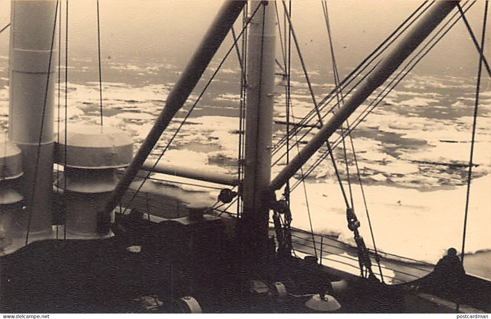 Norway - SPITZBERGEN Svalbard - S.S. Acropolis In The Ice Floe - REAL PHOTO Year 1964 - Publ. Unknown  - Norway