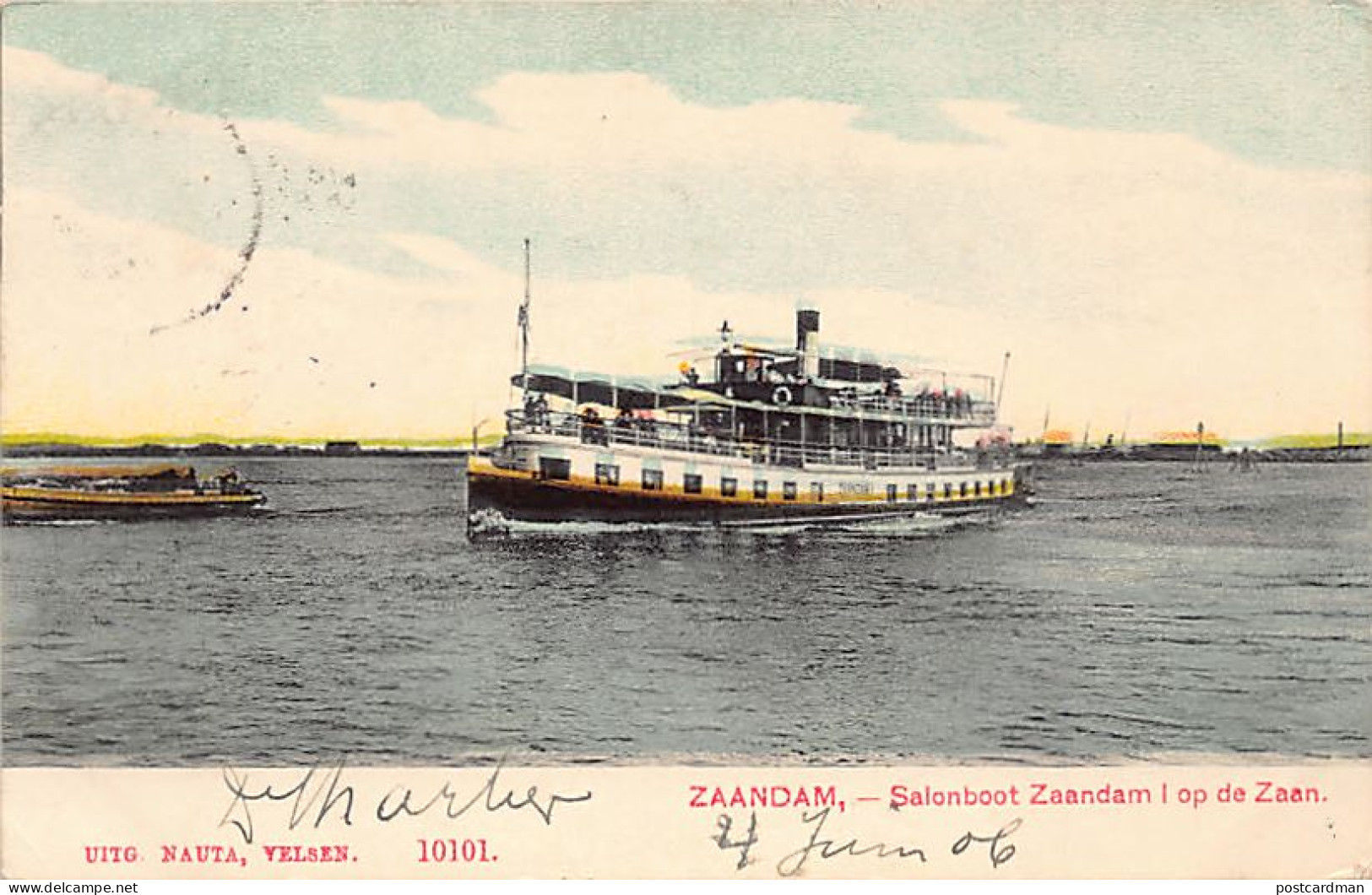 ZAANDAM (NH) Salonboot Zaandam I Op De Zaan - Uitg. Nauta 10101 - Zaandam