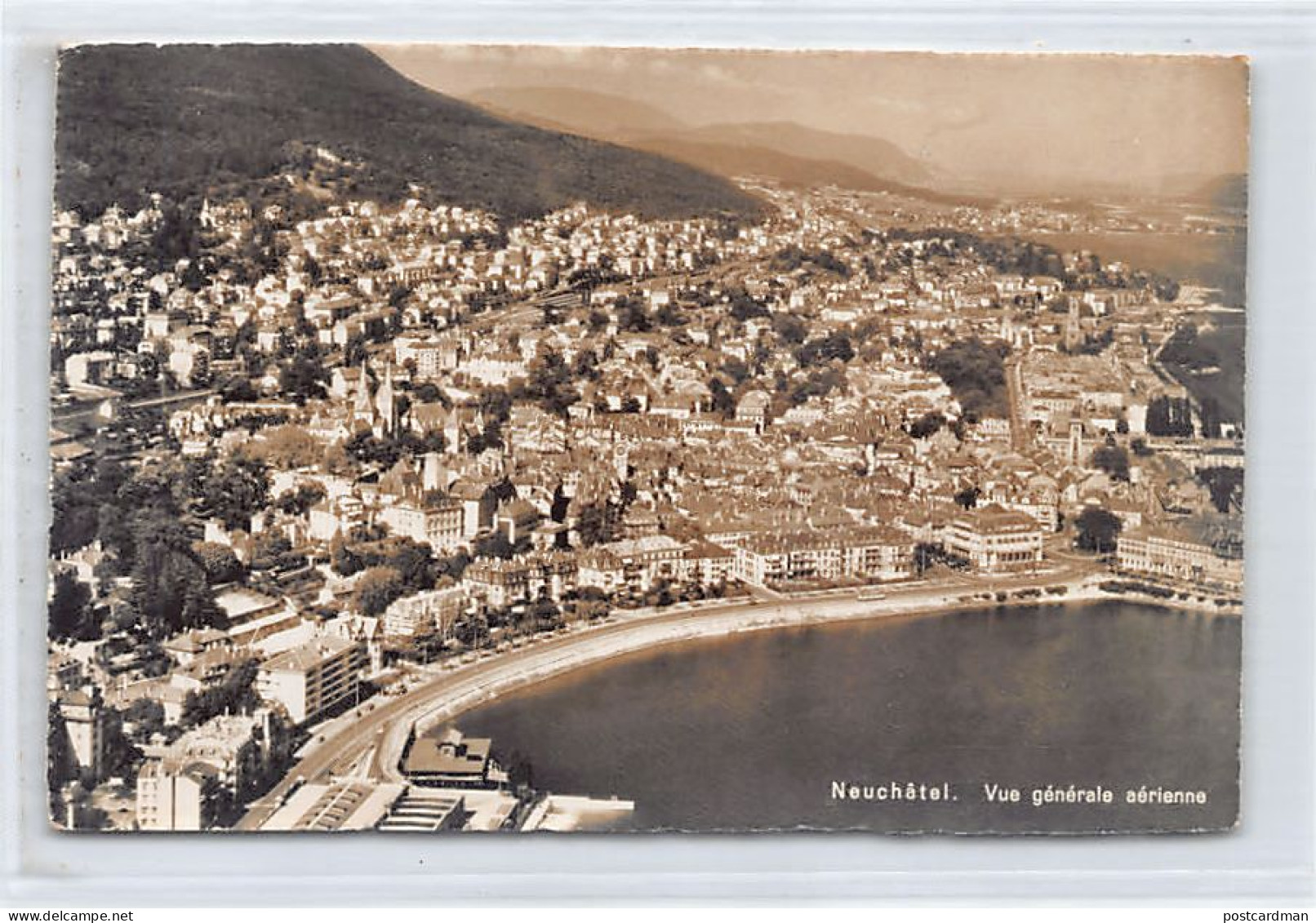 NEUCHÂTEL - Vue Générale Aérienne - Ed. Wehrli 1393 - Neuchâtel