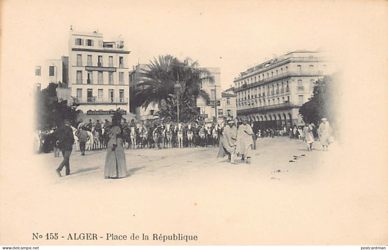 Alger - Place De La République - Ed. VOLLENWEIDER 155. - Algiers