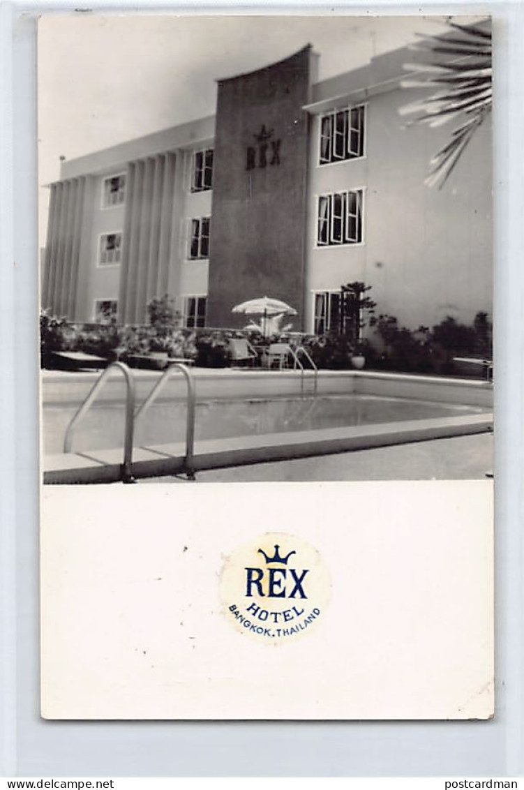 Thailand - BANGKOK - Rex Hotel - REAL PHOTO - Publ. Unknown  - Tailandia