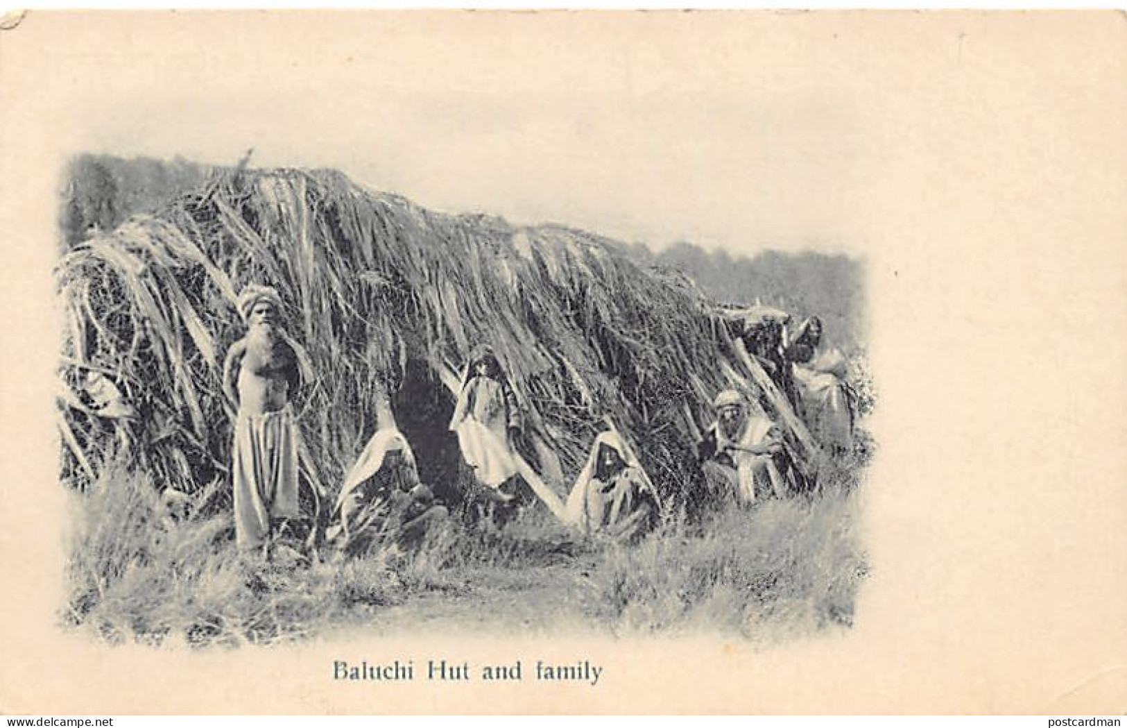 Pakistan - Baluchi Hut And Family - Publ. F. Bremner  - Pakistan