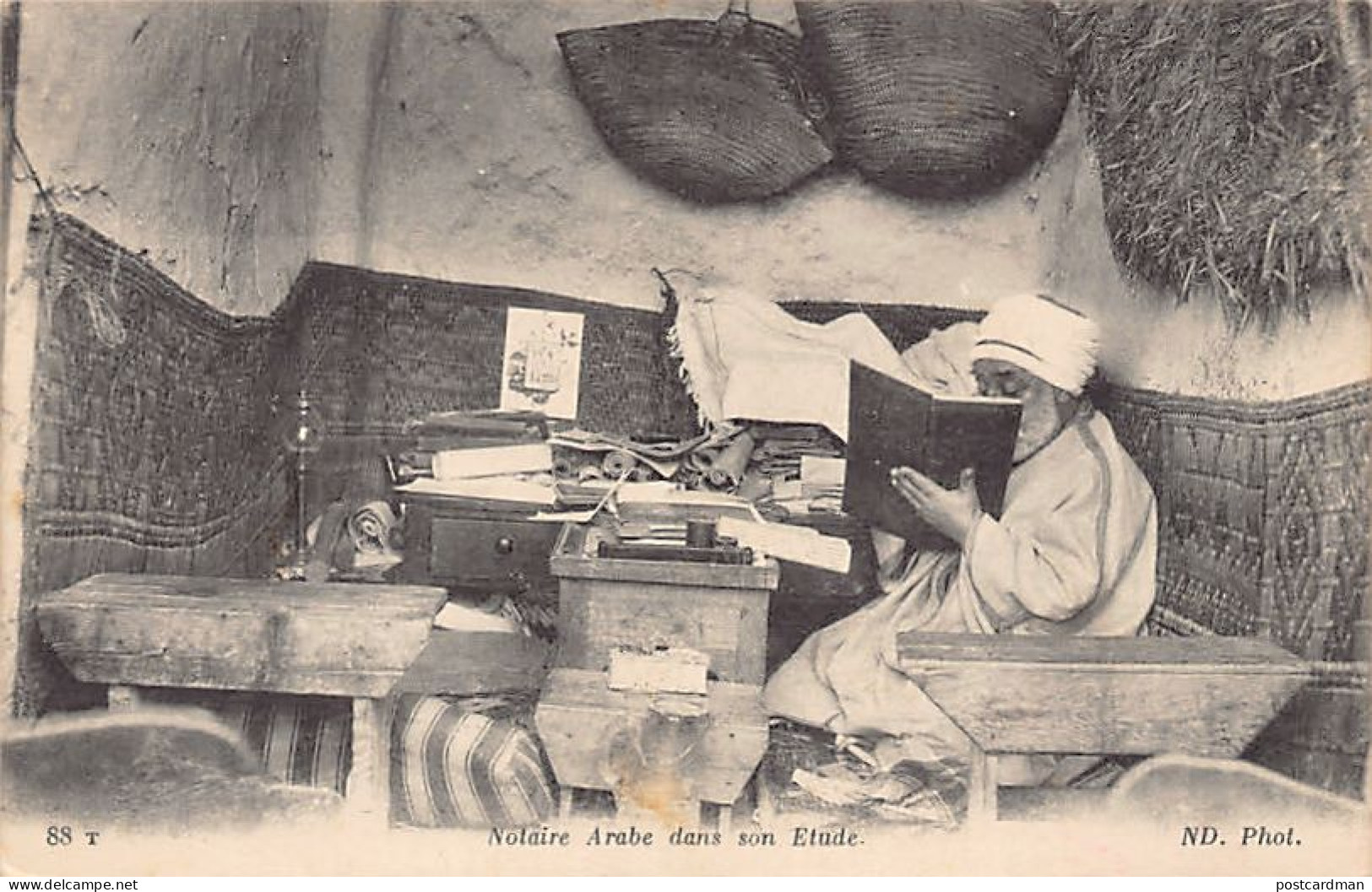 Tunisie - Notaire Arabe Dans Son étude - Ed. Neurdein ND Phot. 88T - Tunisia