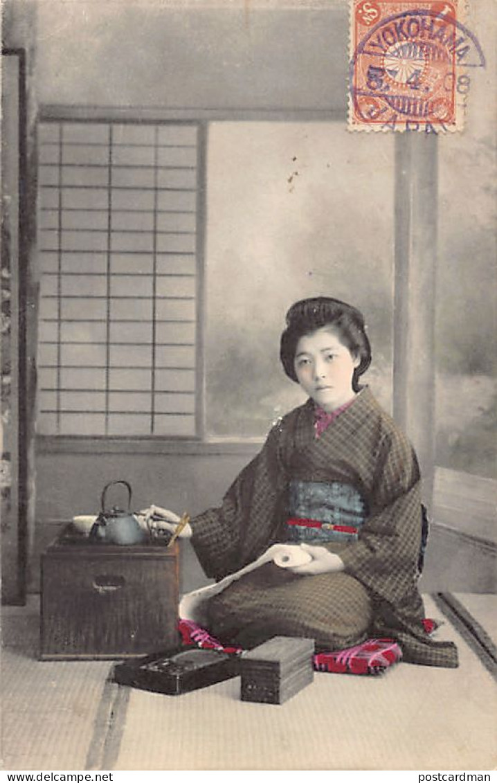 JAPAN - Geisha Preparing Tea - Other & Unclassified