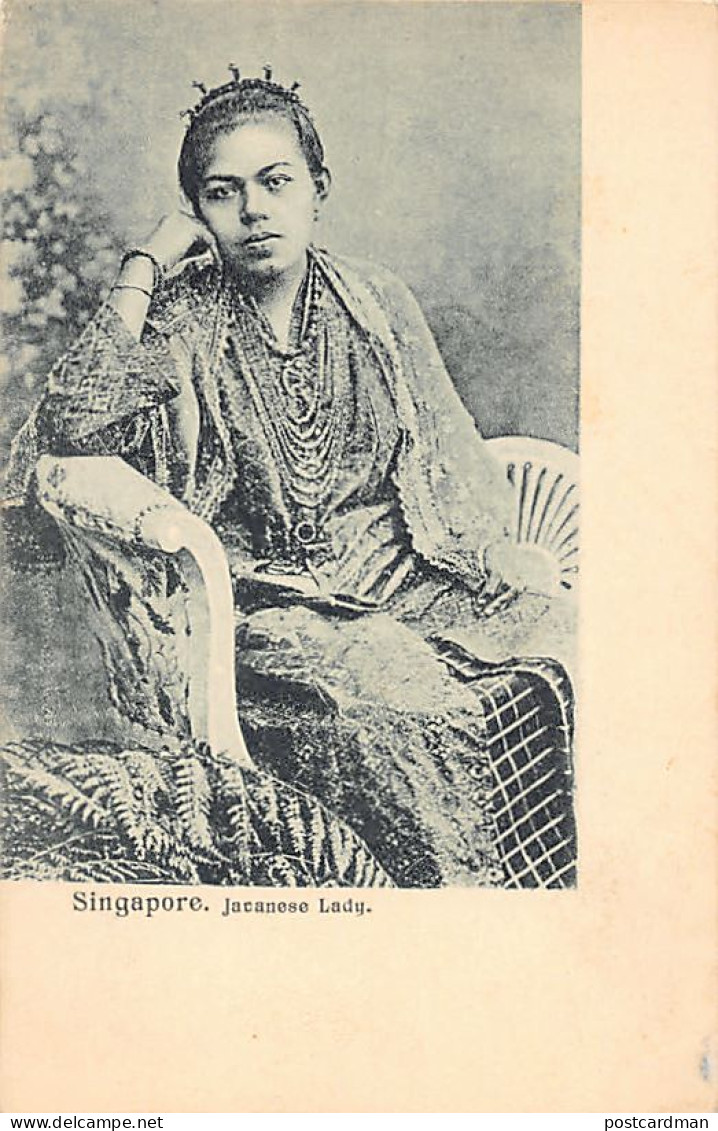 Singapore - Javanese Lady - Publ. Unknown  - Singapour