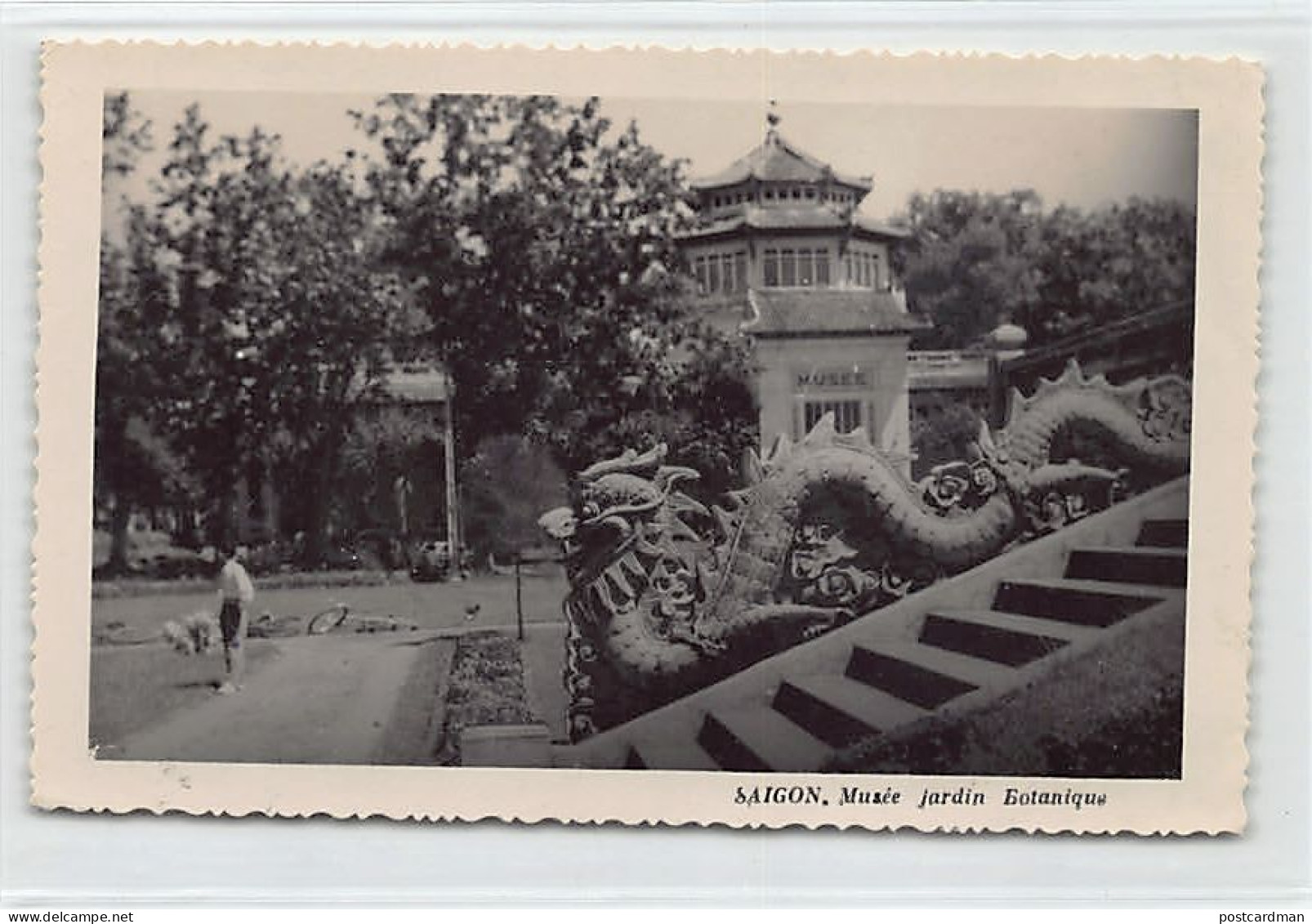 Viet-Nam - SAIGON - Musée Jardin Botanique - CARTE PHOTO - Ed. Inconnu - Vietnam